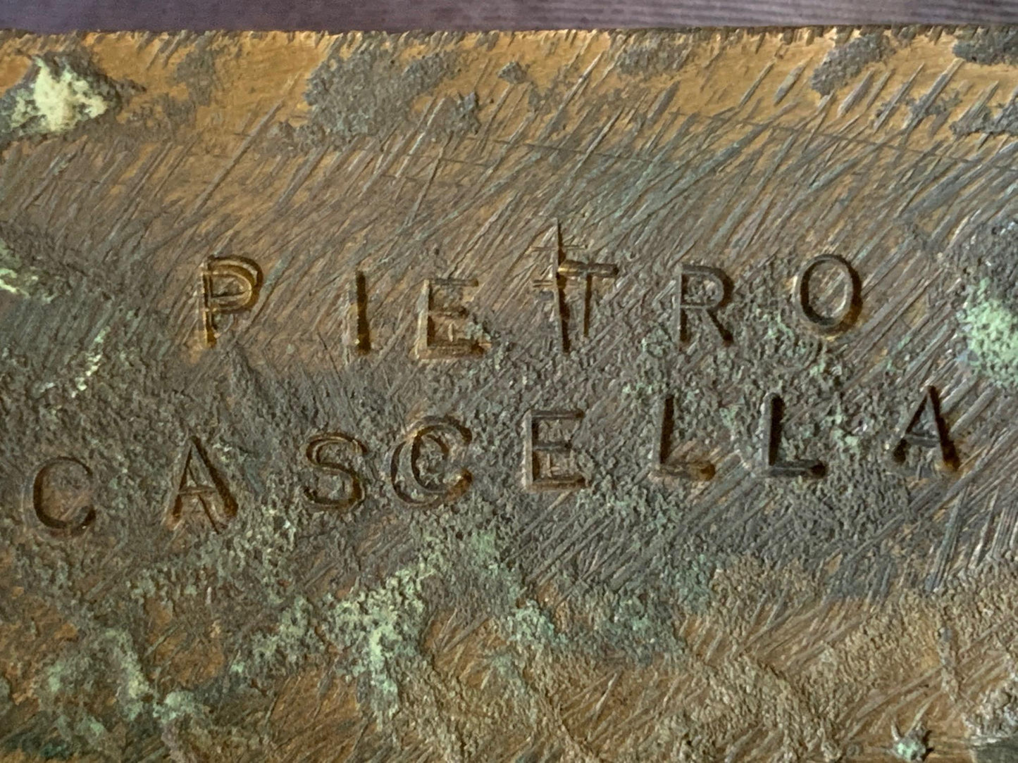 Frisman Vintage Bronze Sculpture by Pietro Cascella