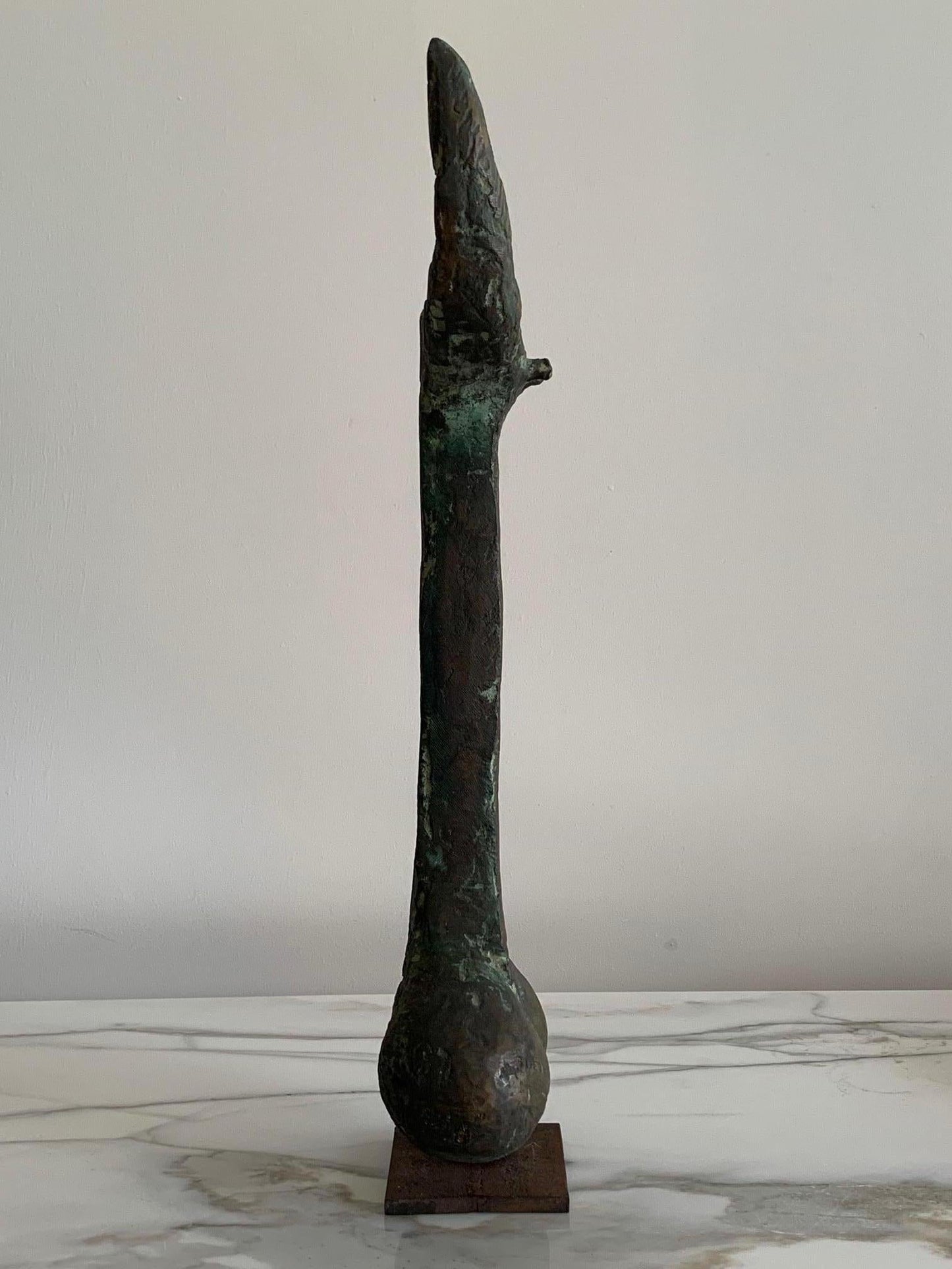 Frisman Vintage Bronze Sculpture by Pietro Cascella