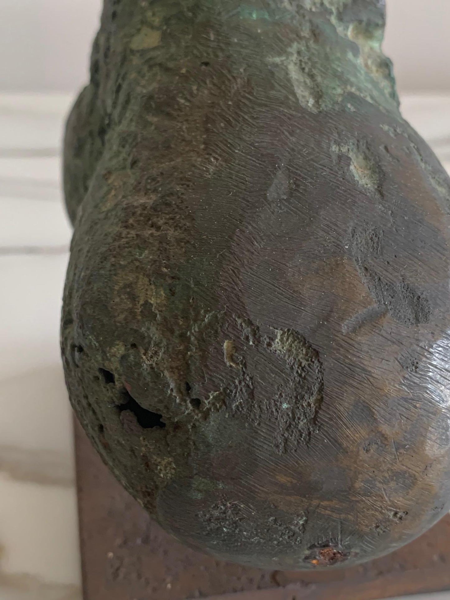 Frisman Vintage Bronze Sculpture by Pietro Cascella