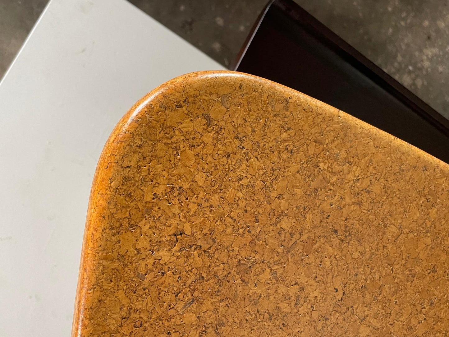 Frisman Vintage Cork Top End Tables by Paul Frankl