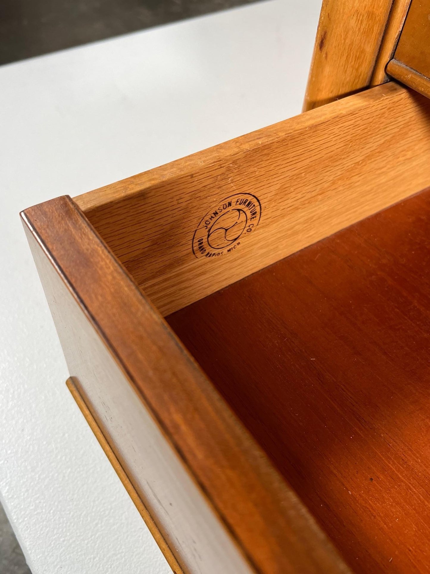 Frisman Vintage Paul Frankl Classic Nightstand with X Handles