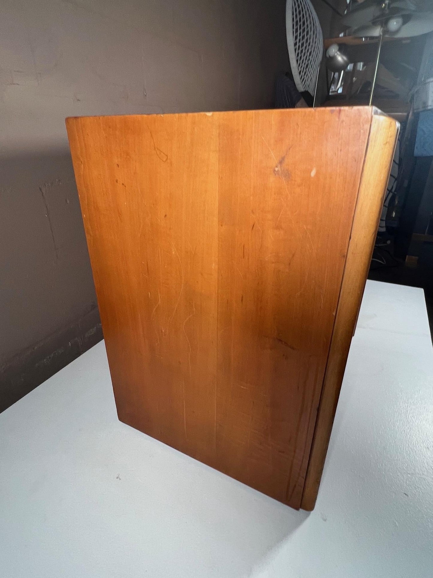 Frisman Vintage Paul Frankl Classic Nightstand with X Handles