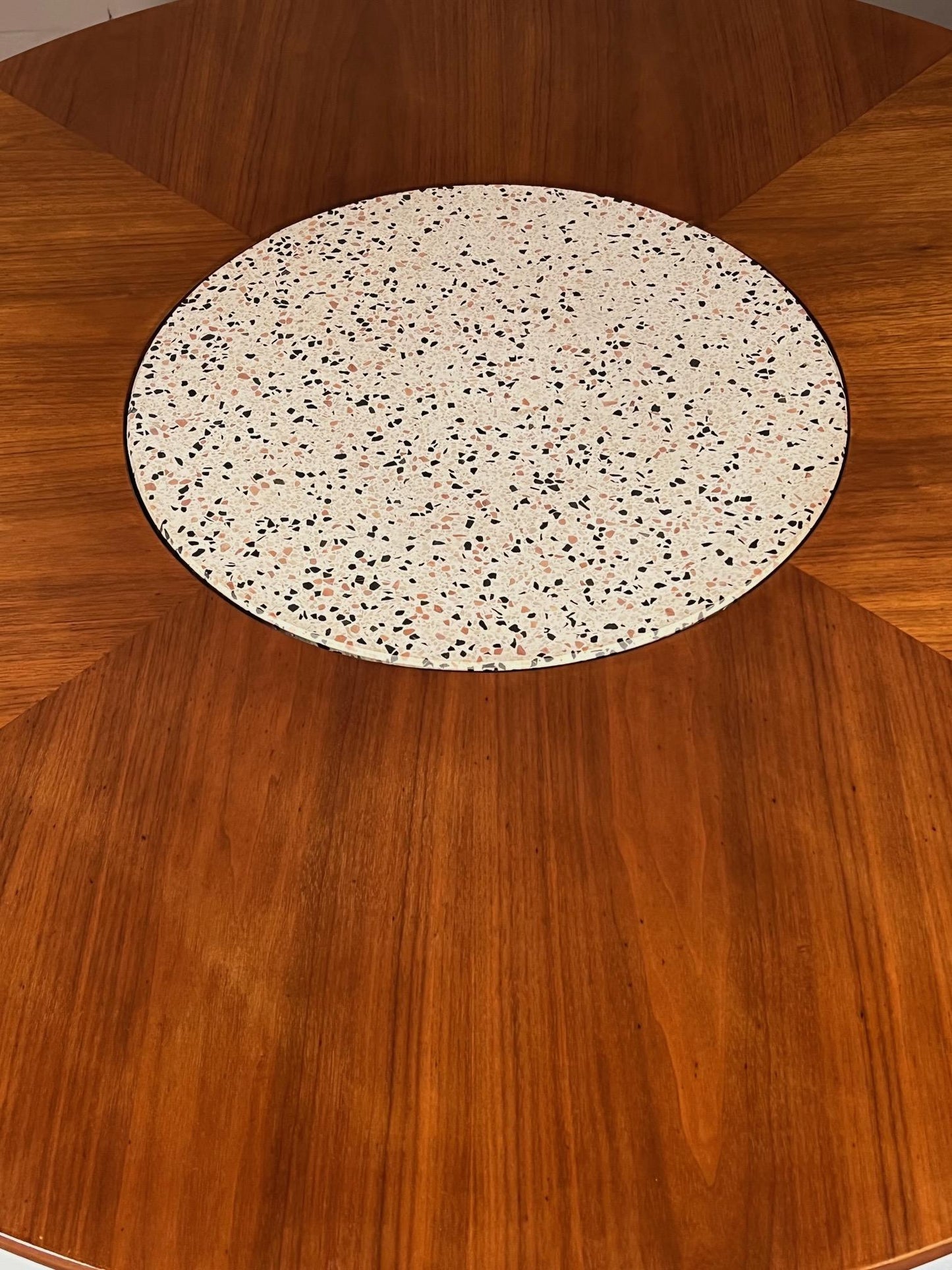 Frisman Vintage Harvey Probber Tall Coffee Table with Terrazzo Top