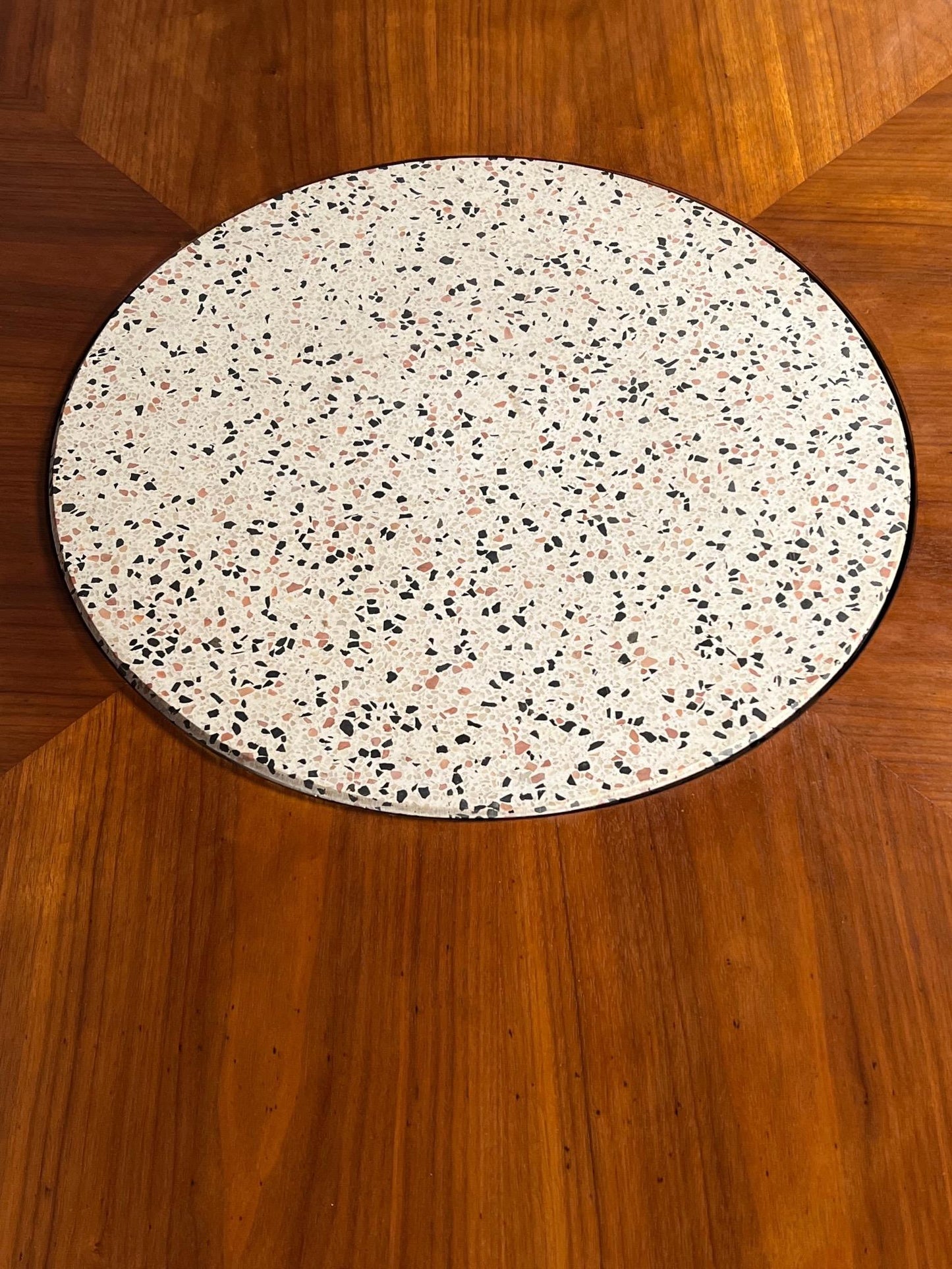 Frisman Vintage Harvey Probber Tall Coffee Table with Terrazzo Top