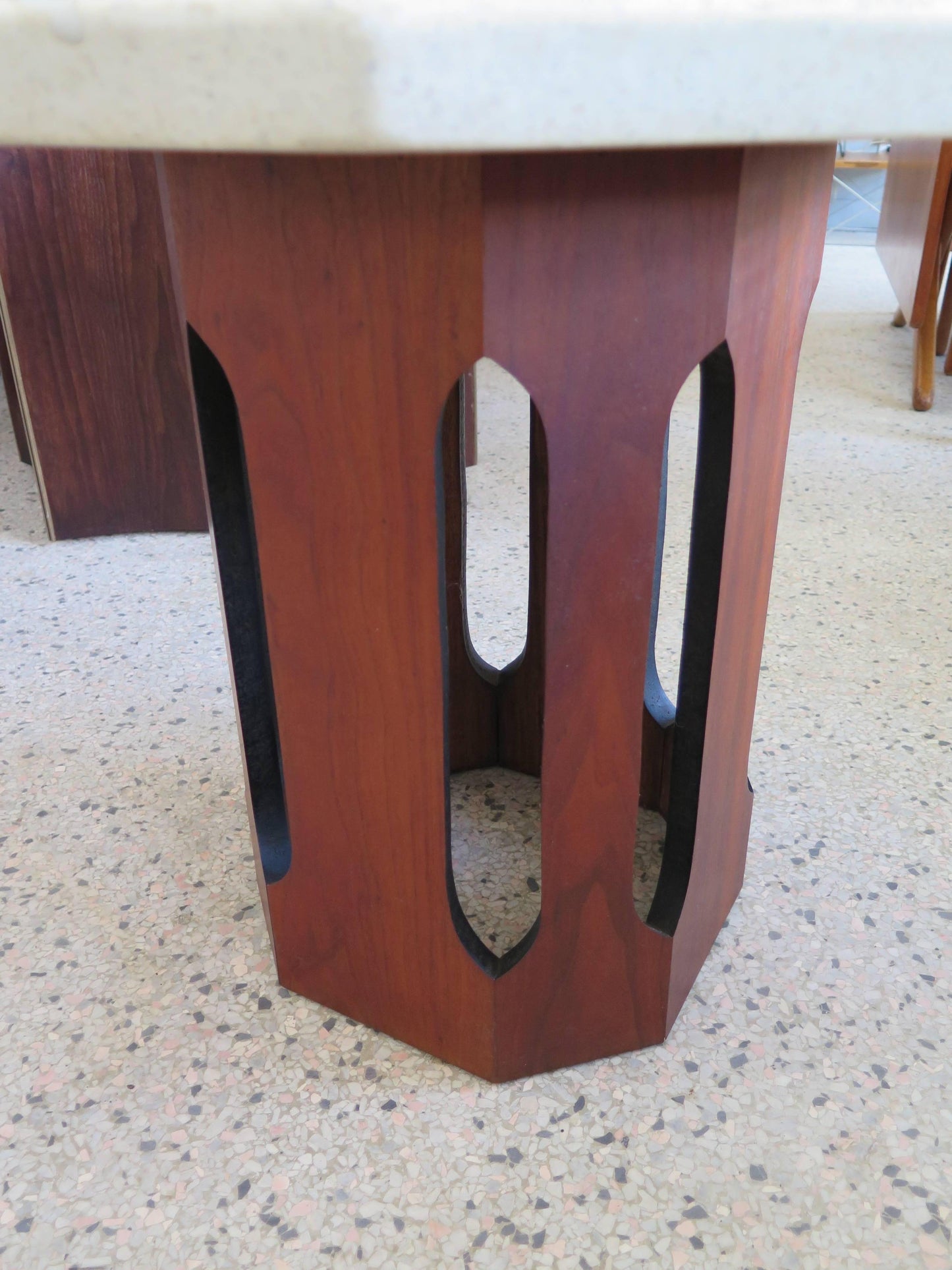 Frisman Vintage Harvey Probber Occasional Table with Terrazzo Top