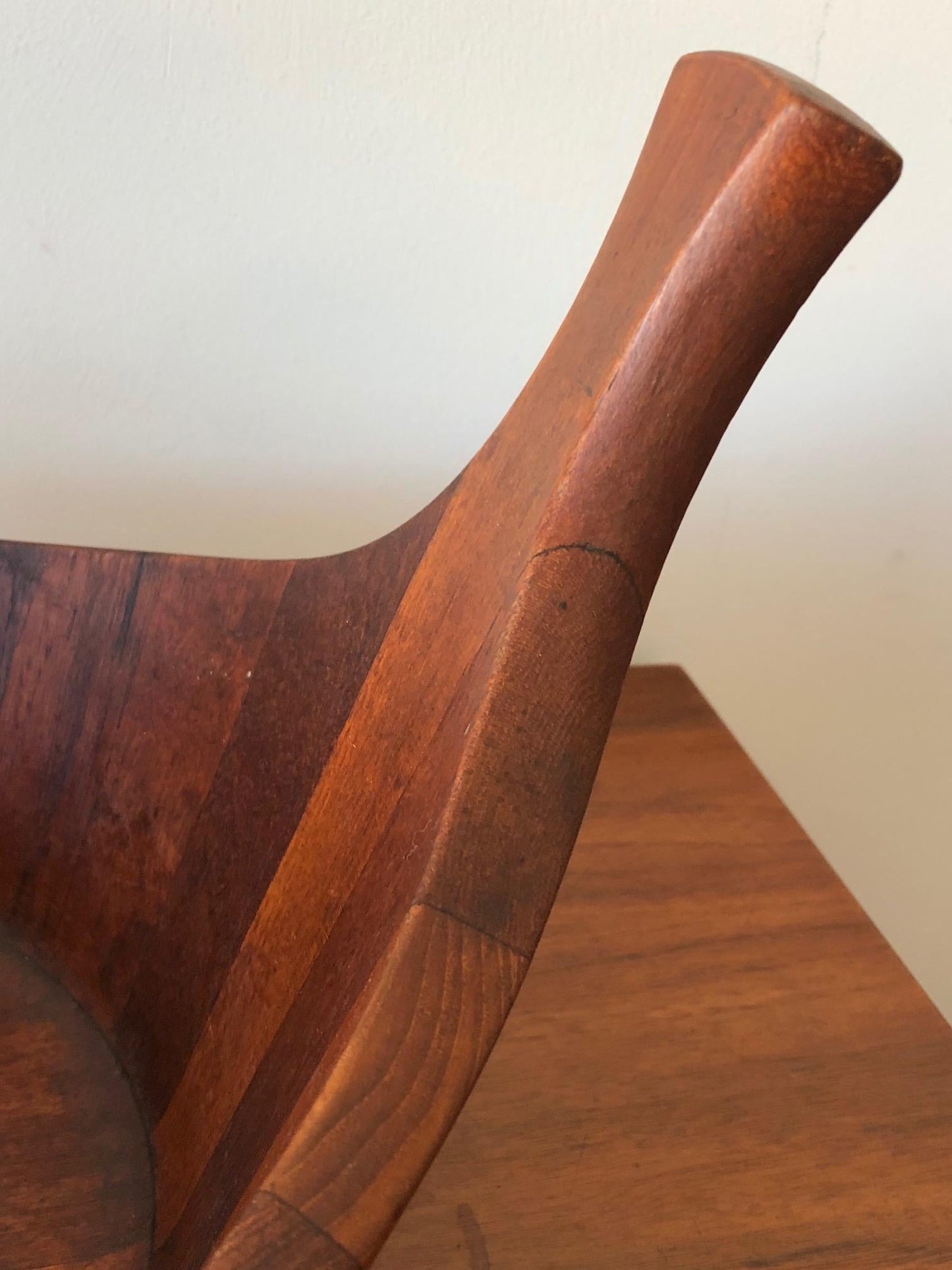 Frisman Vintage Early Staved Teak Bowl by Jens Quistgaard, Denmark