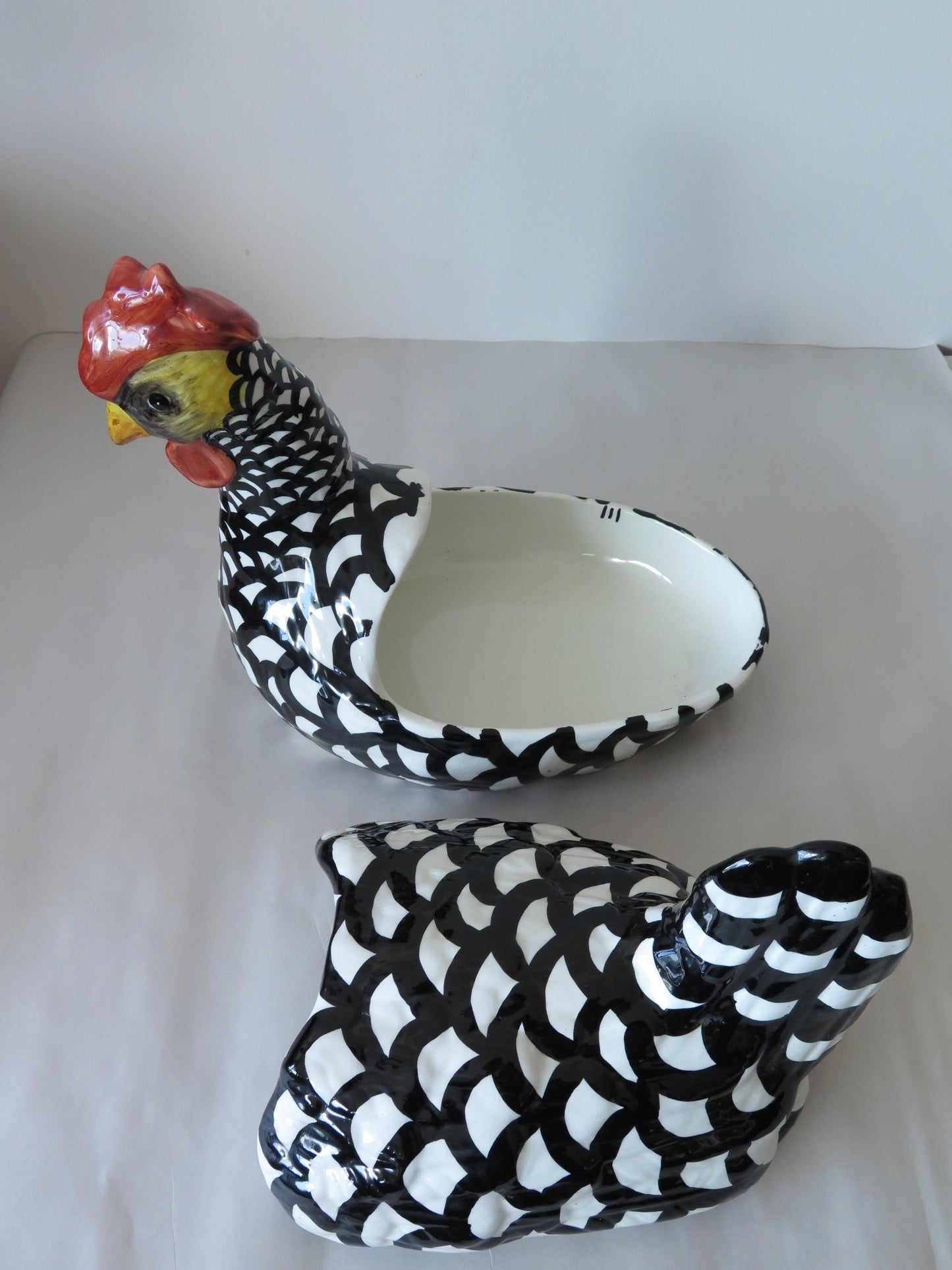 Frisman Vintage Italian Majolica Rooster