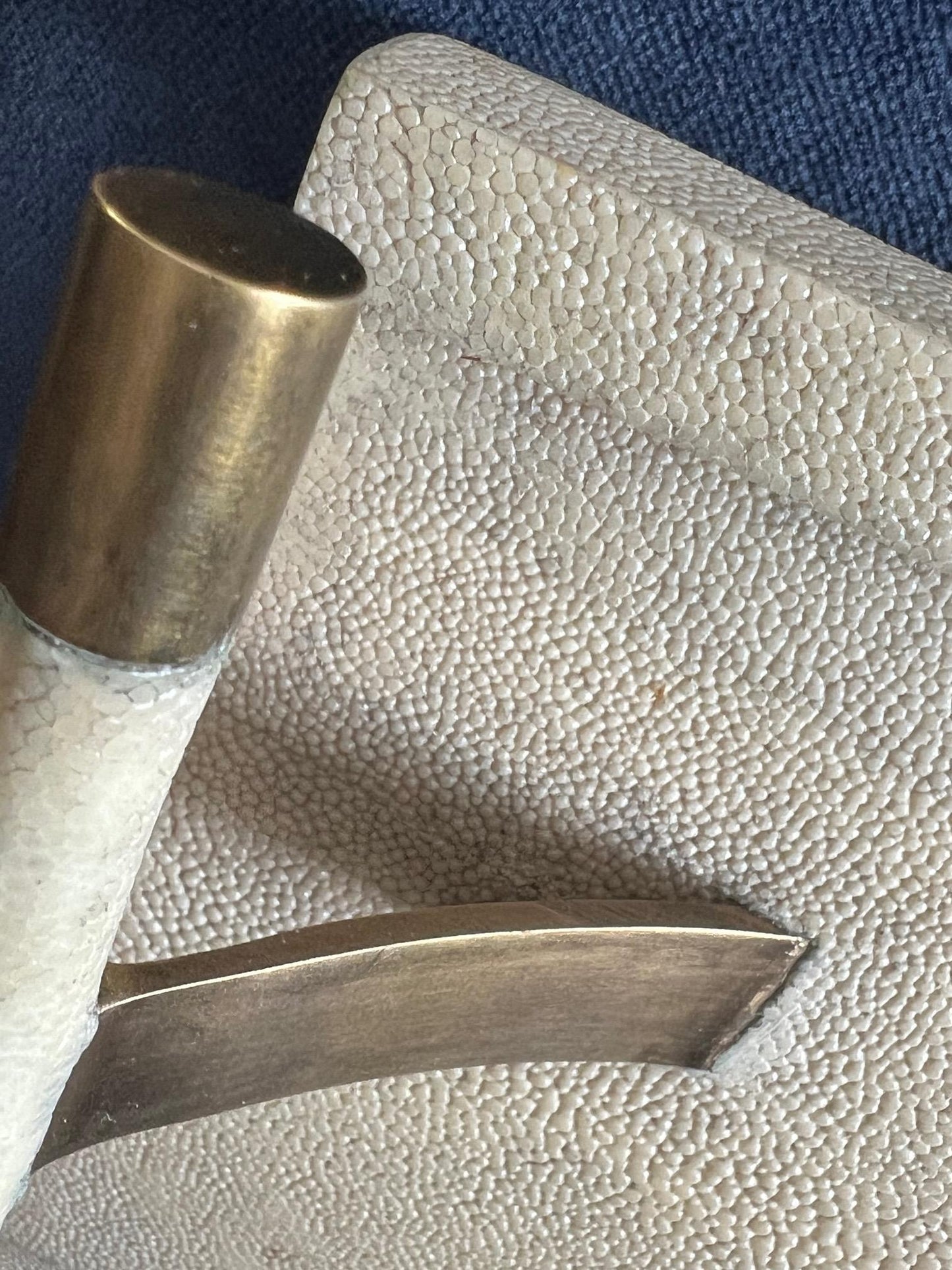 Frisman Vintage Shagreen Serving Tray by R & Y Augousti