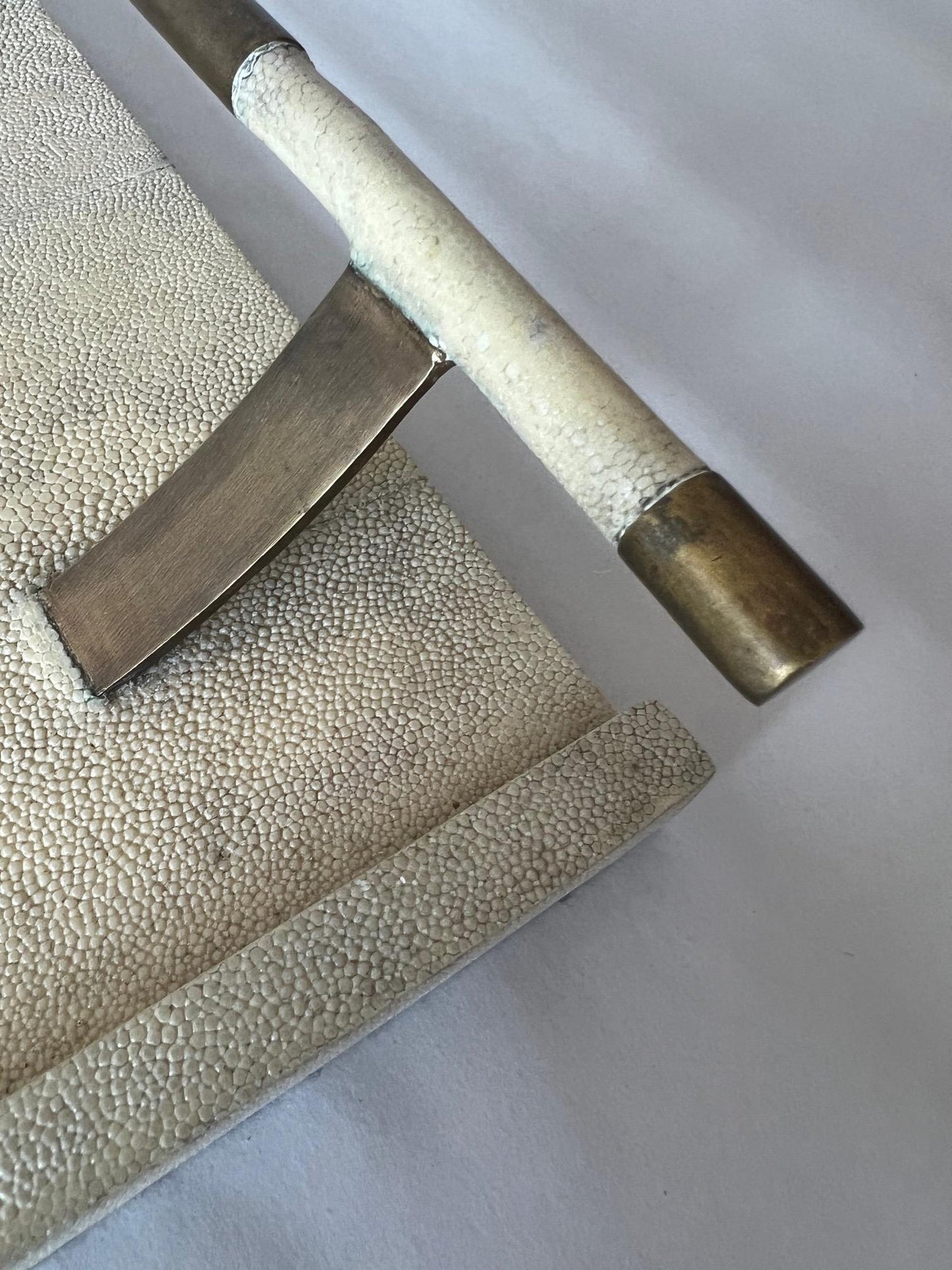 Frisman Vintage Shagreen Serving Tray by R & Y Augousti