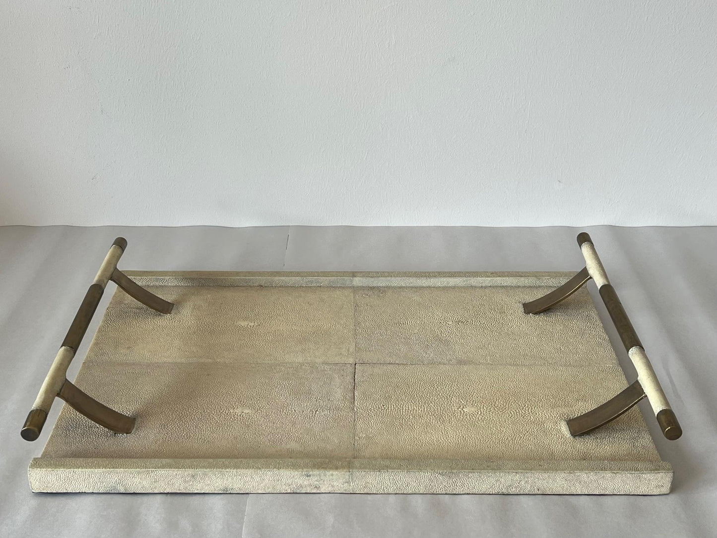 Frisman Vintage Shagreen Serving Tray by R & Y Augousti