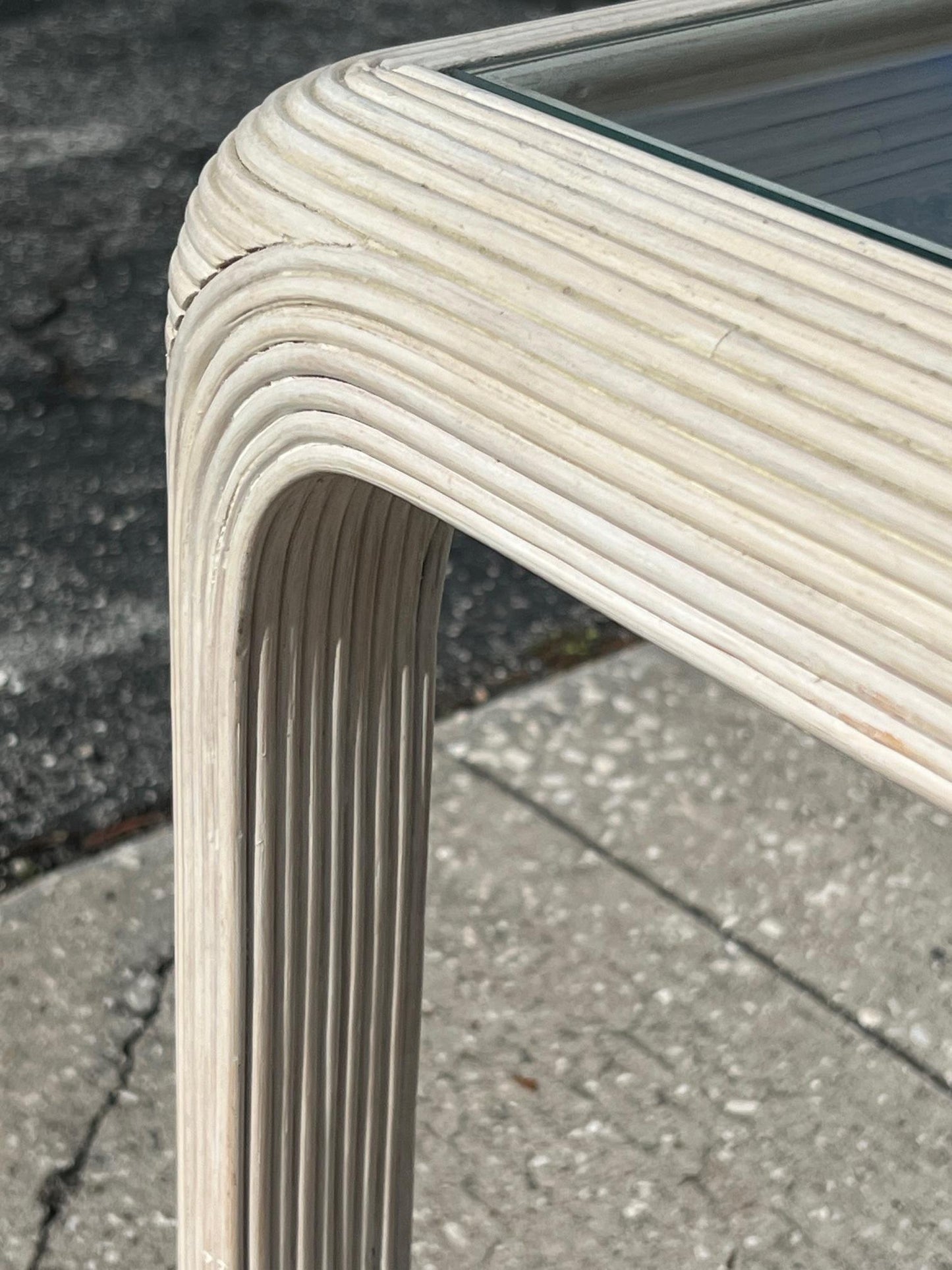 Frisman Vintage Pencil Reed Console Table By Sandtown Furnishings
