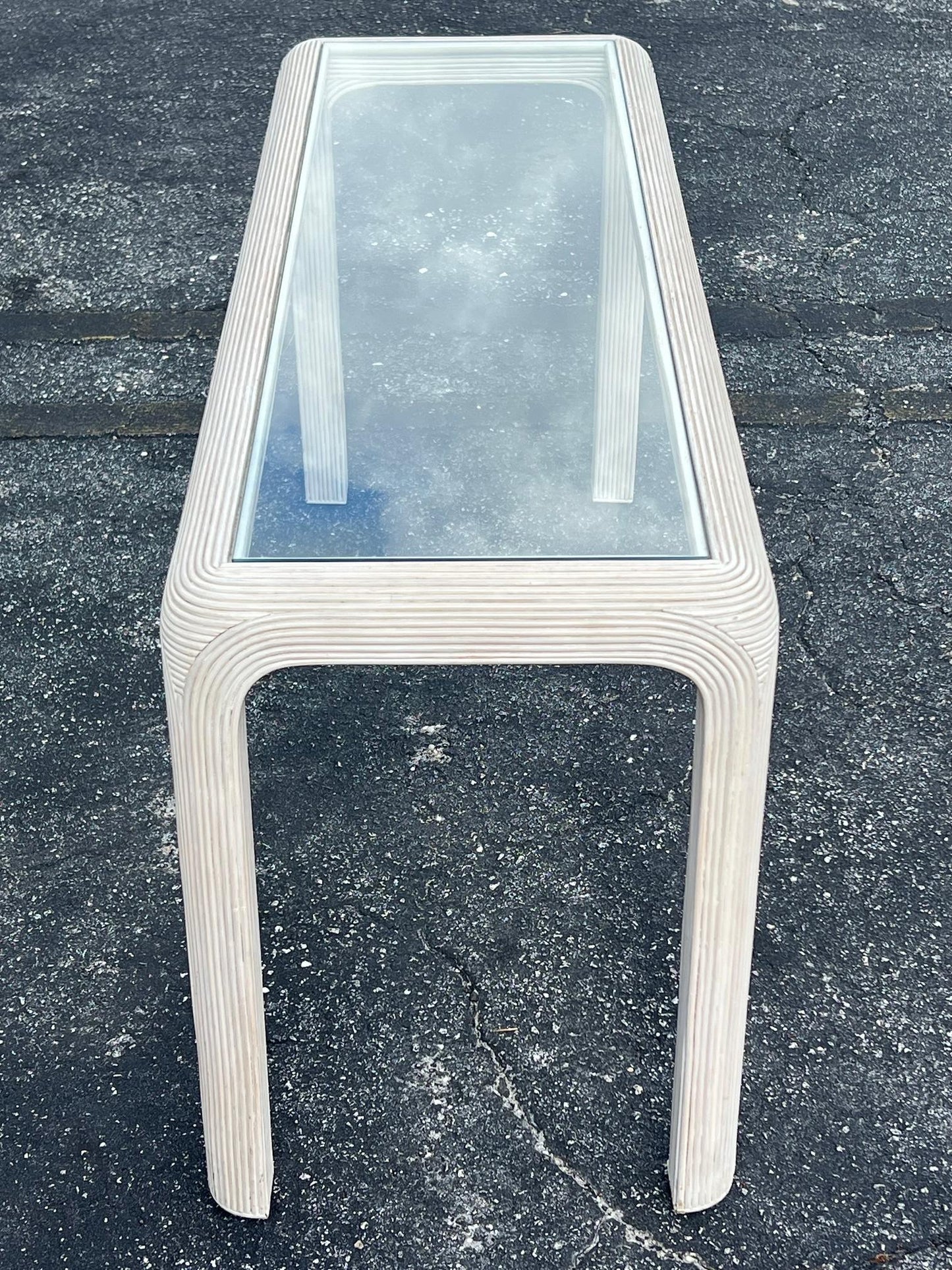 Frisman Vintage Pencil Reed Console Table By Sandtown Furnishings
