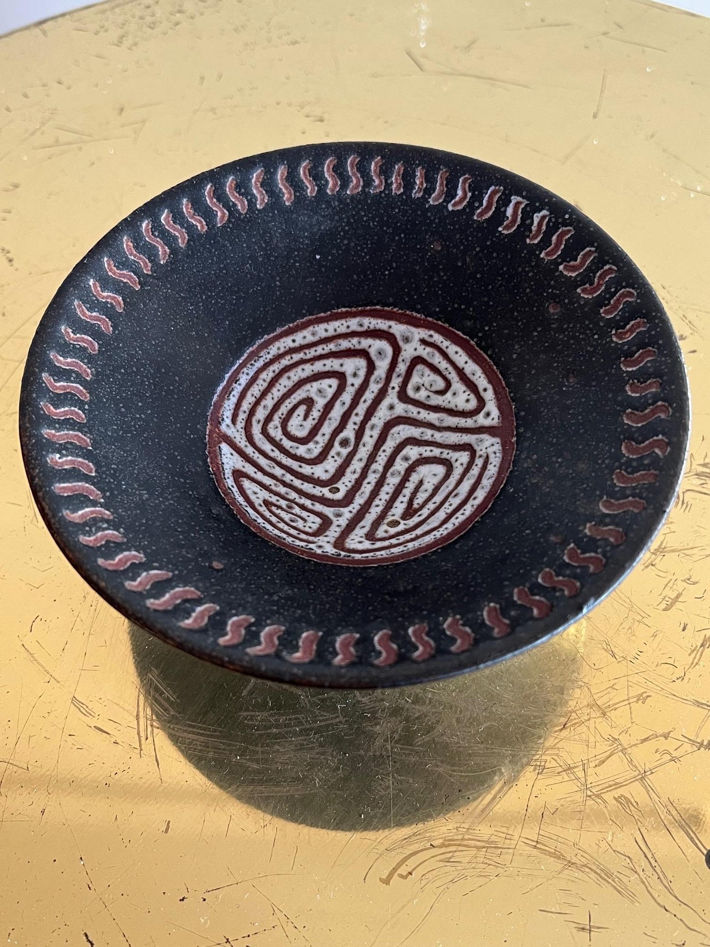 Frisman Vintage Ceramic Vase by Robert Meynard Vallauris, France, 1950's