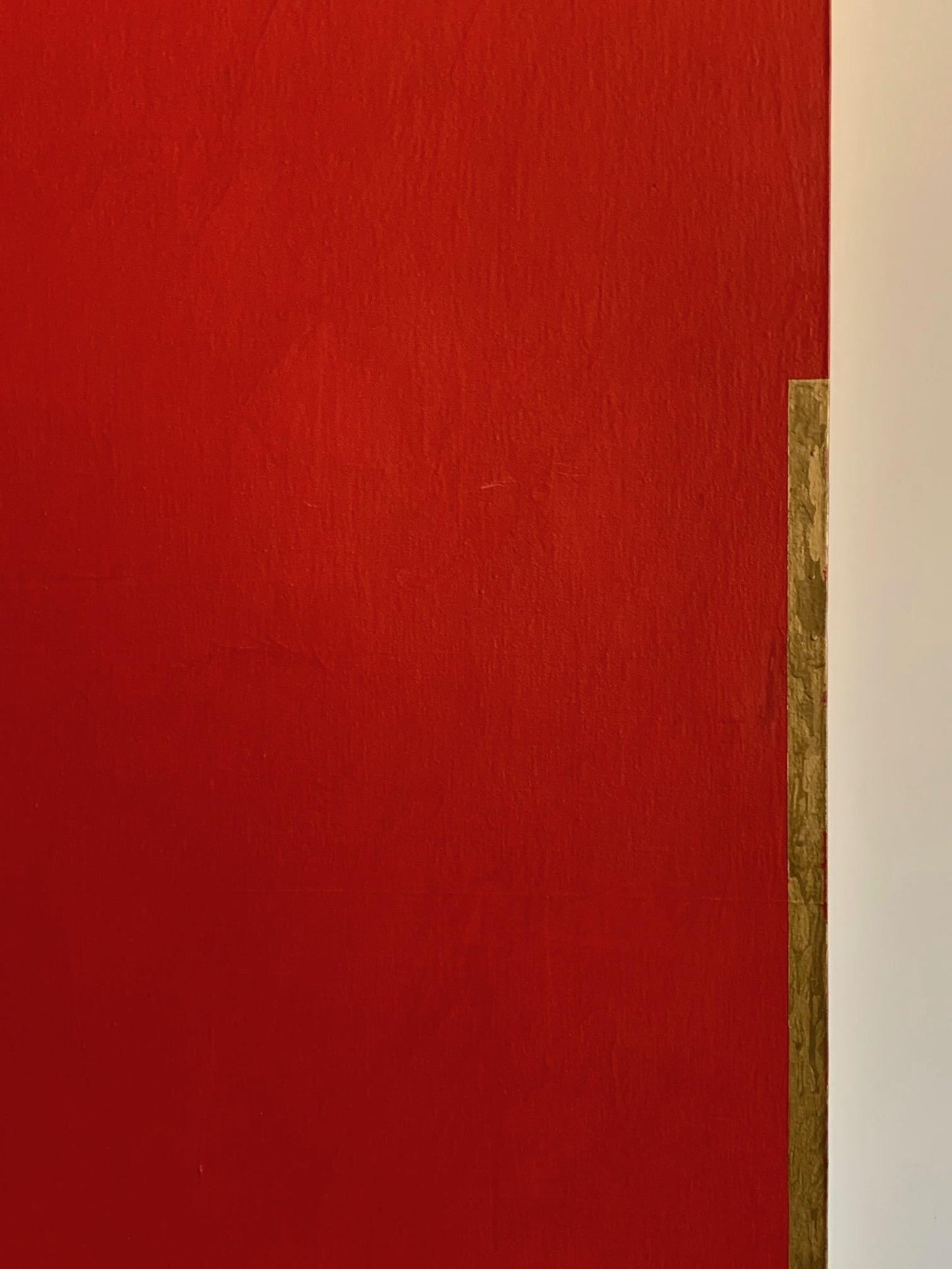 Frisman Vintage Large Painting by Robert Moskowitz, circa 1977