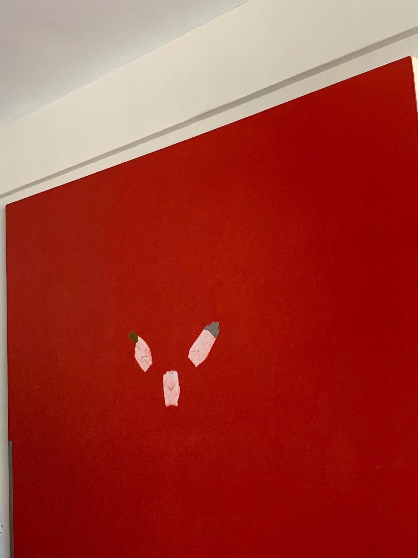 Frisman Vintage Large Painting by Robert Moskowitz, circa 1977