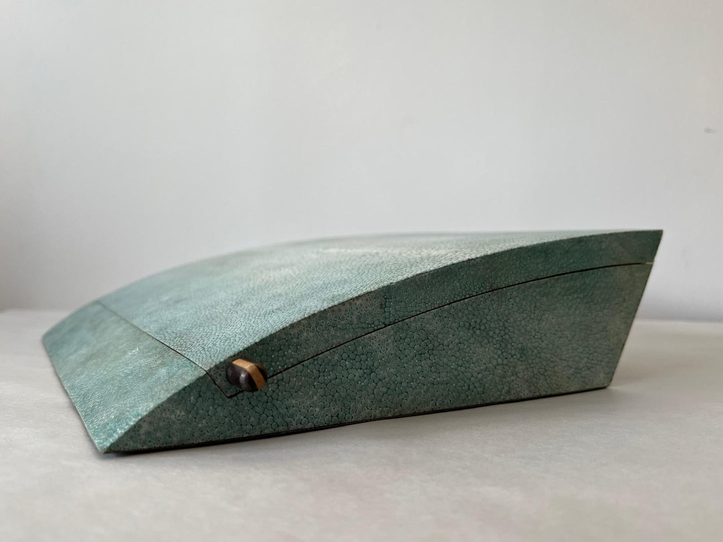Frisman Vintage A Large Shagreen Jewelry Box By R&Y Augousti