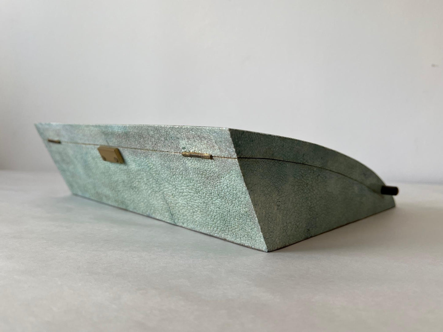Frisman Vintage A Large Shagreen Jewelry Box By R&Y Augousti
