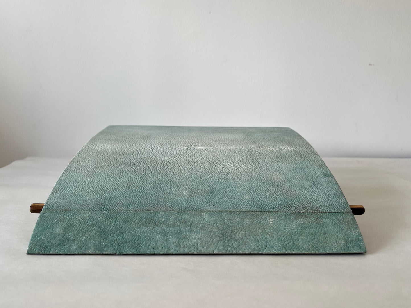 Frisman Vintage A Large Shagreen Jewelry Box By R&Y Augousti