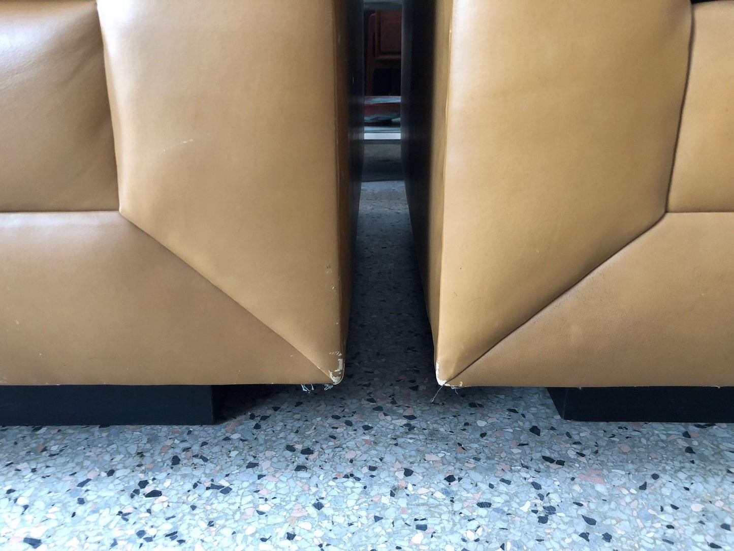 Frisman Vintage Pair of Stow Davis Cube Chairs