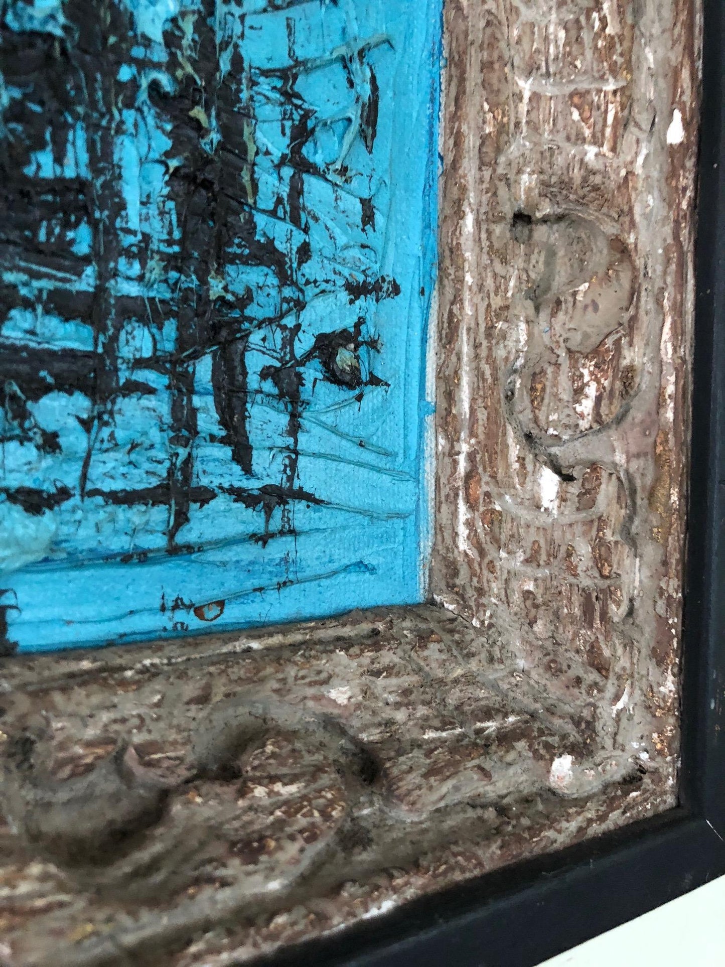 Frisman Vintage Charming Still Life Painting In The Style Of Bernard Buffet