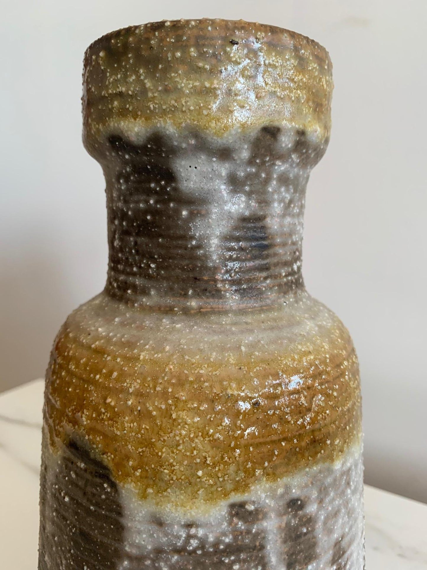 Frisman Vintage Trude Carstens Ceramic Vase, West Germany, circa 1960