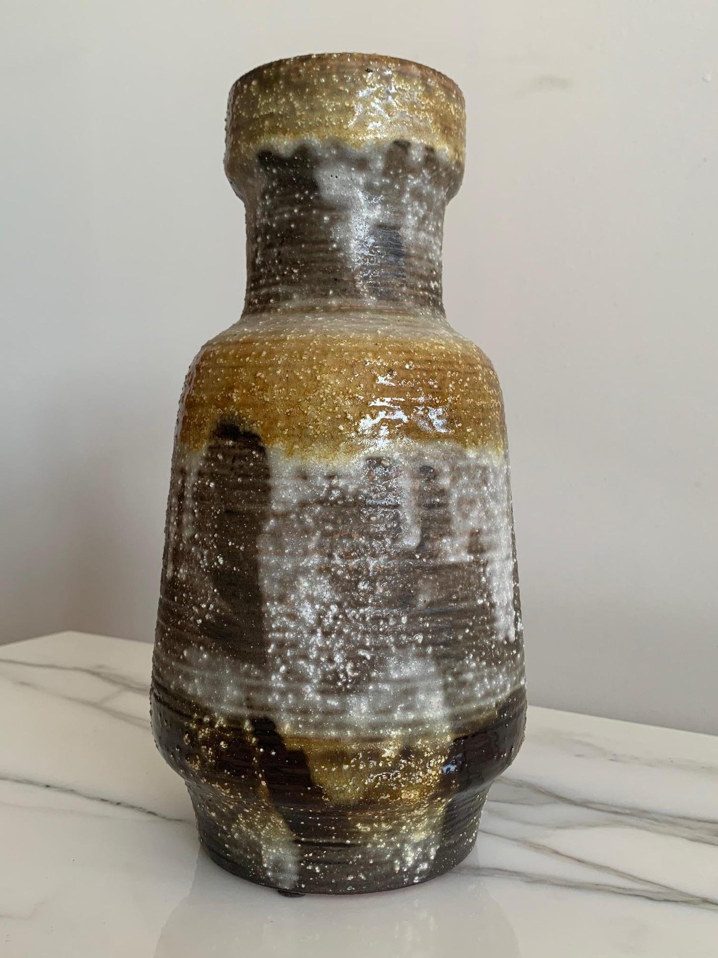 Frisman Vintage Trude Carstens Ceramic Vase, West Germany, circa 1960