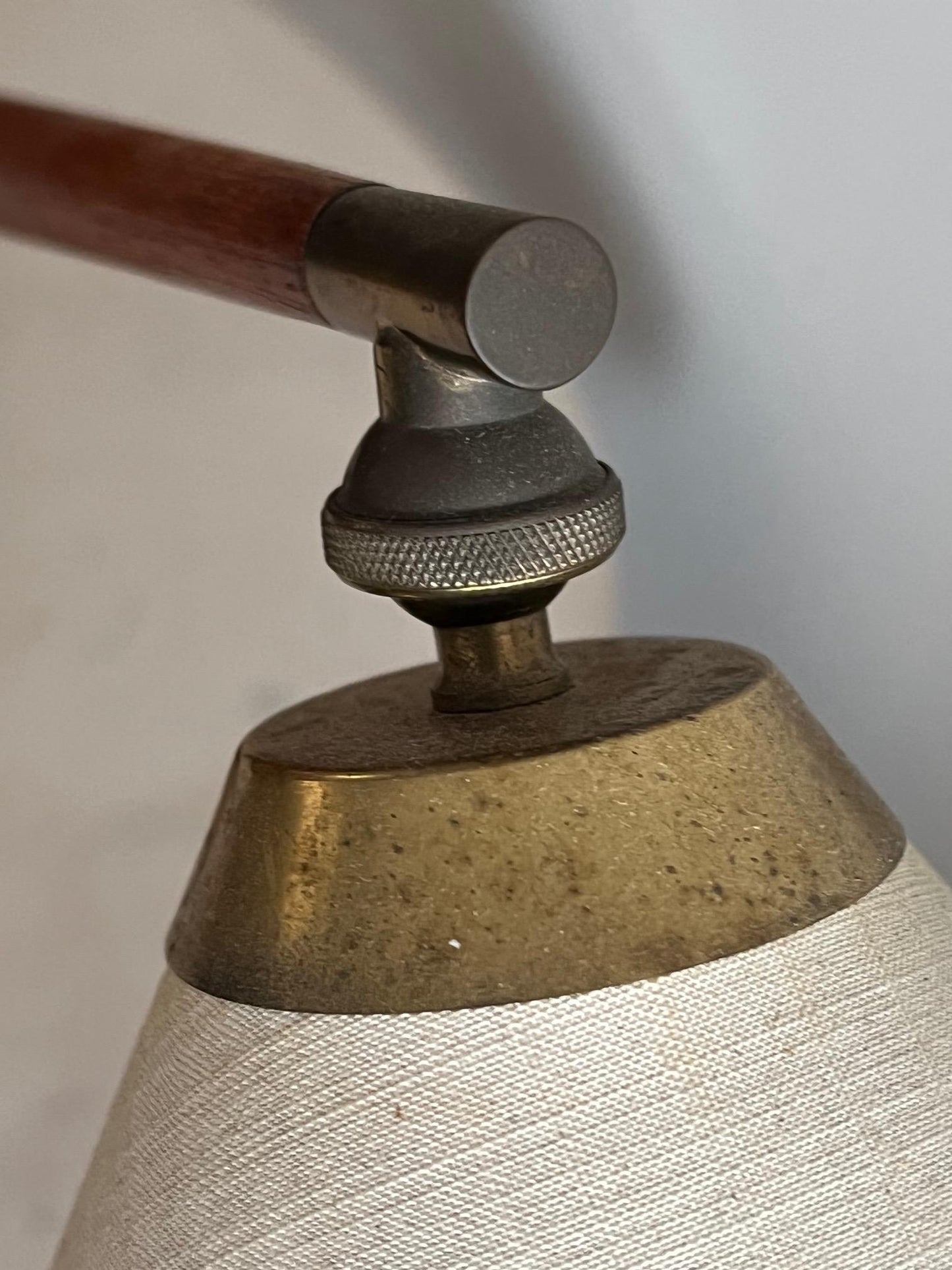 Frisman Vintage Thomas Valentiner For Poul Dinesen Danish Table Lamp 1950's