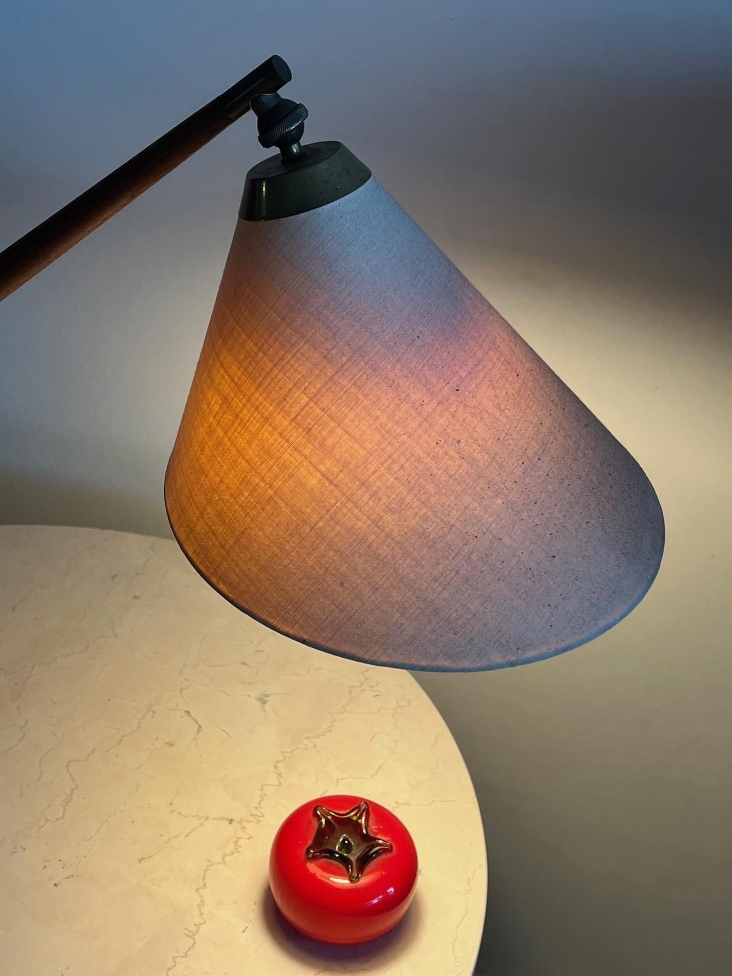 Frisman Vintage Thomas Valentiner For Poul Dinesen Danish Table Lamp 1950's