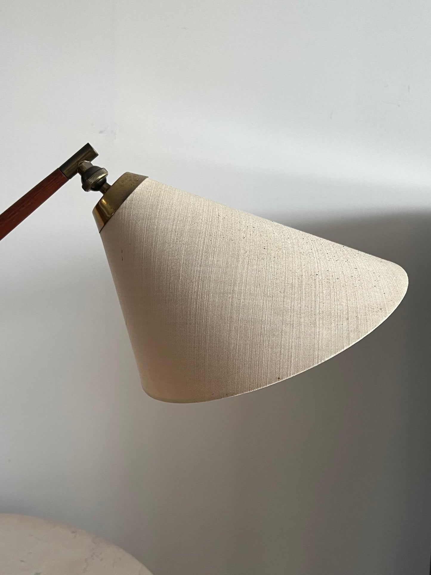 Frisman Vintage Thomas Valentiner For Poul Dinesen Danish Table Lamp 1950's
