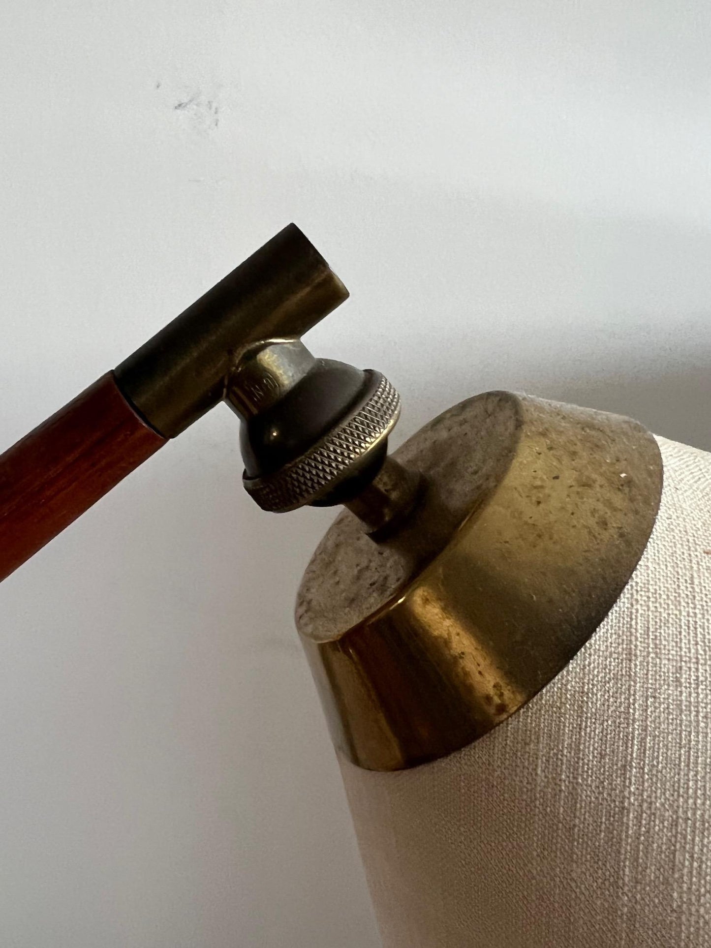 Frisman Vintage Thomas Valentiner For Poul Dinesen Danish Table Lamp 1950's