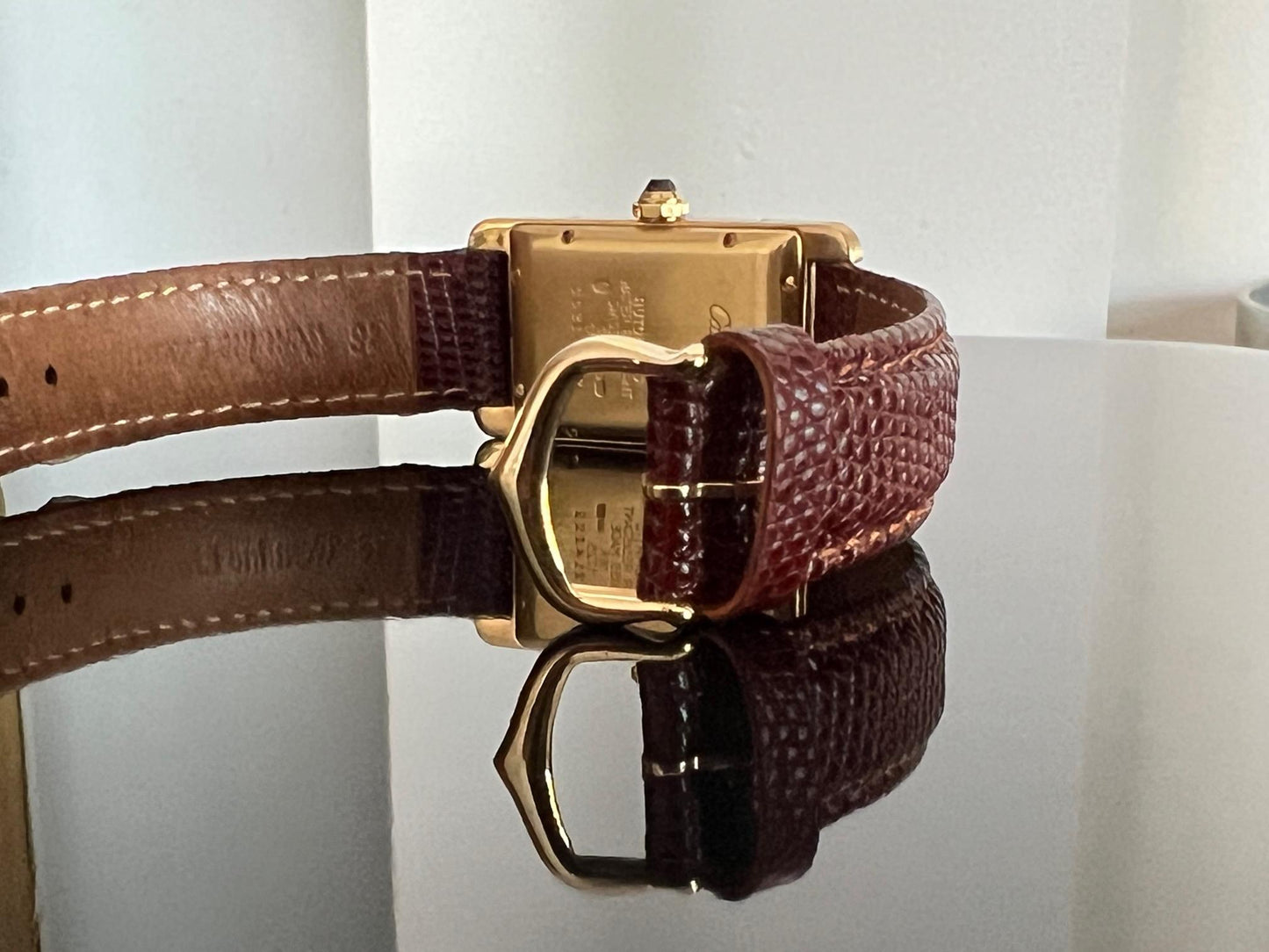 Frisman Vintage Cartier Tank Americaine Yellow Gold Automatic 1725