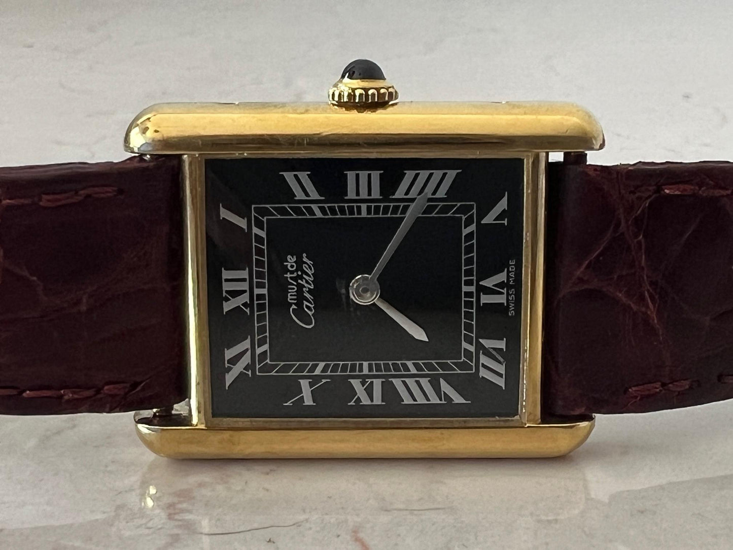 Frisman Vintage Cartier Tank Watch, circa 1980s