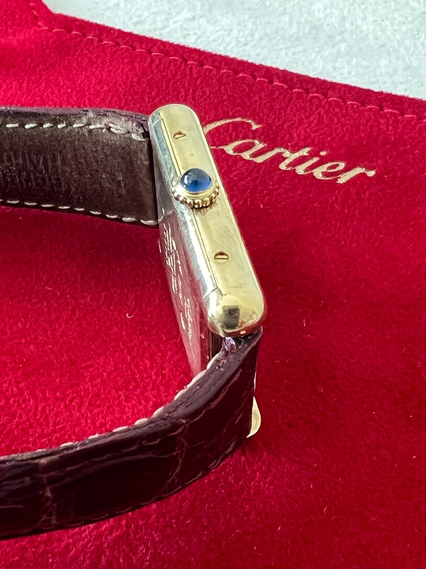 Frisman Vintage Cartier Tank Watch, circa 1980s