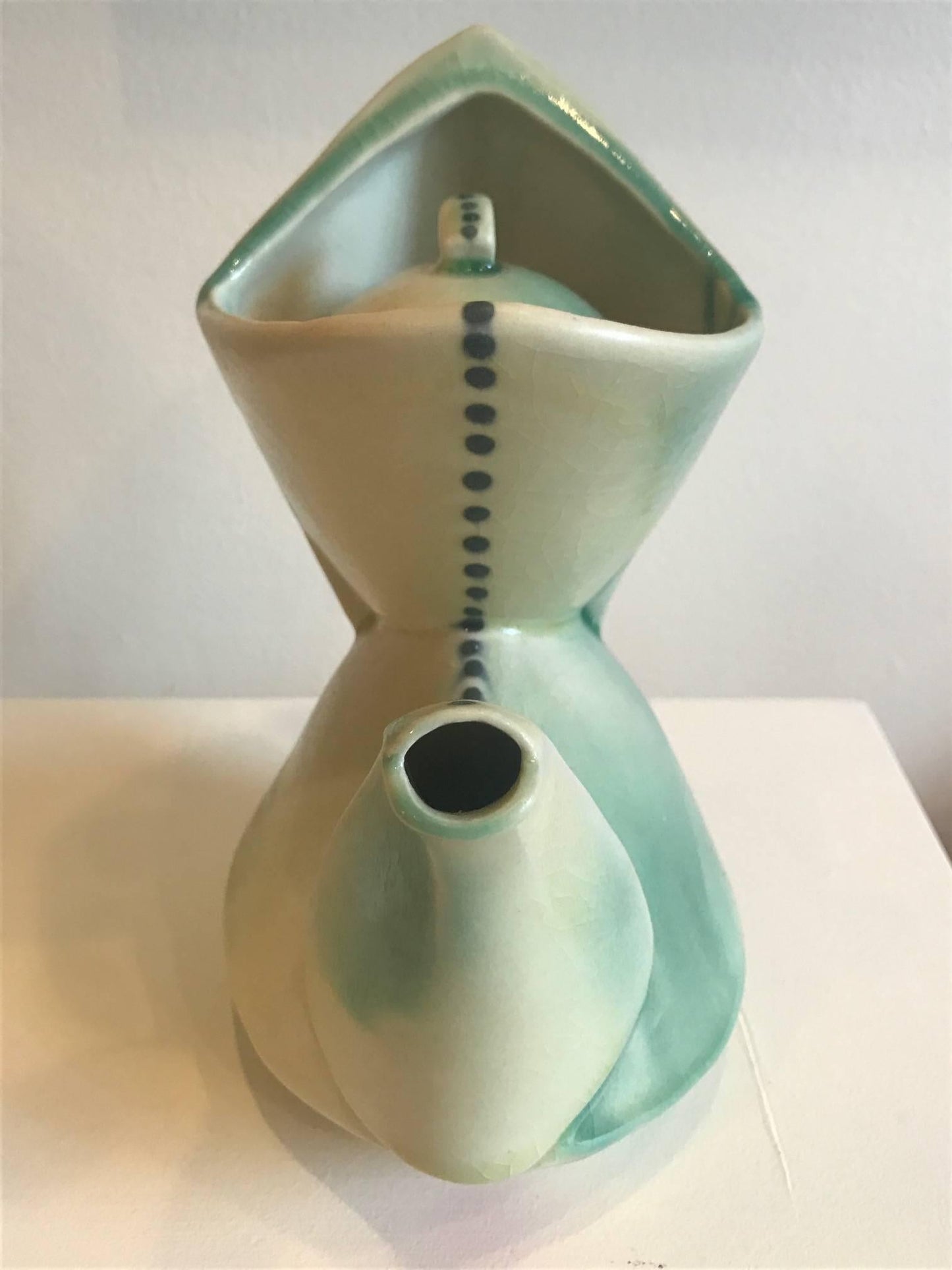 Frisman Vintage Cubist Style Contemporary Teapot by Deborah Schwartzkopf