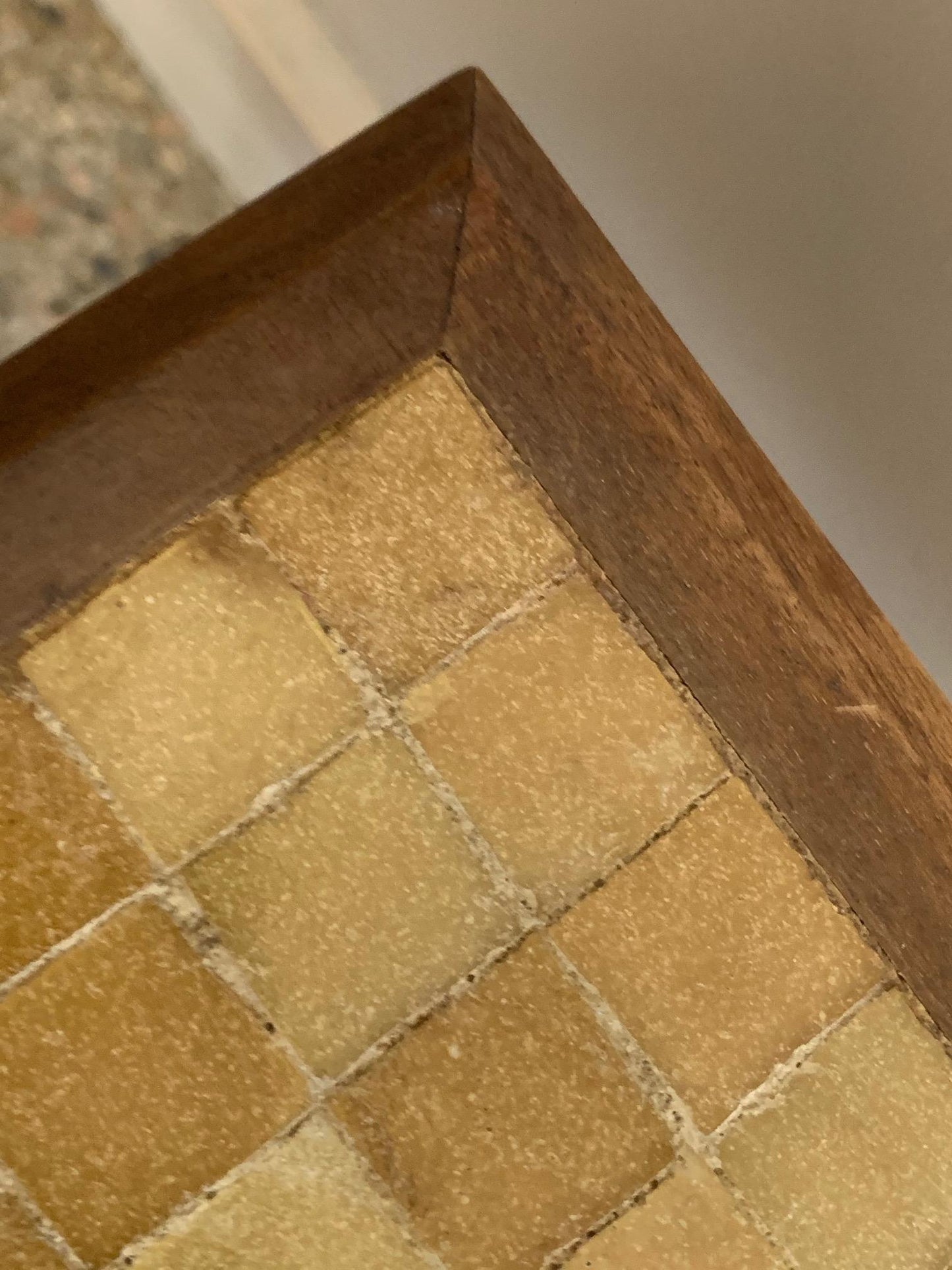 Frisman Vintage Pair of Murano Tile Side Tables