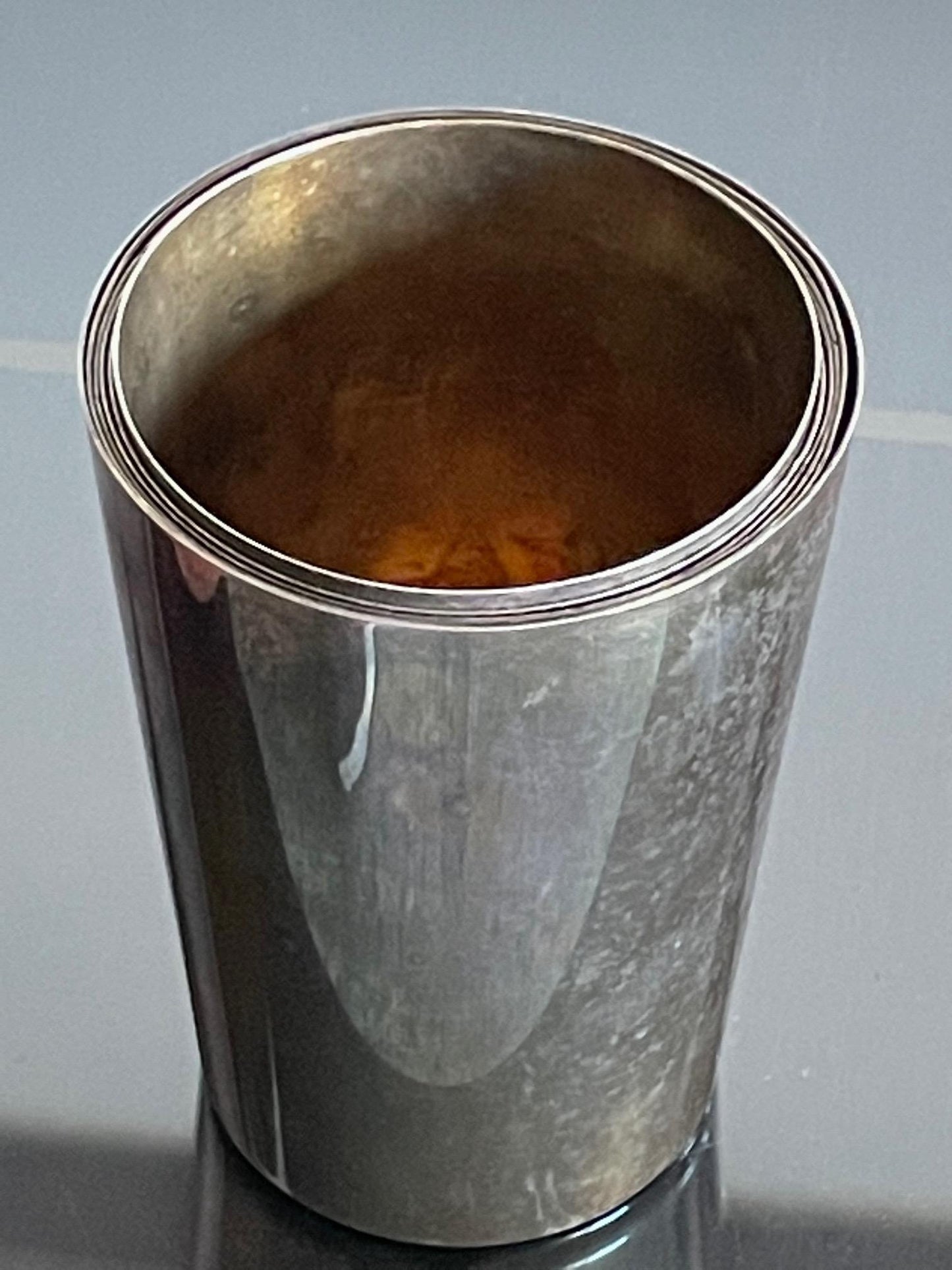 Frisman Vintage Set of Six Silverplate Tumblers Davis London