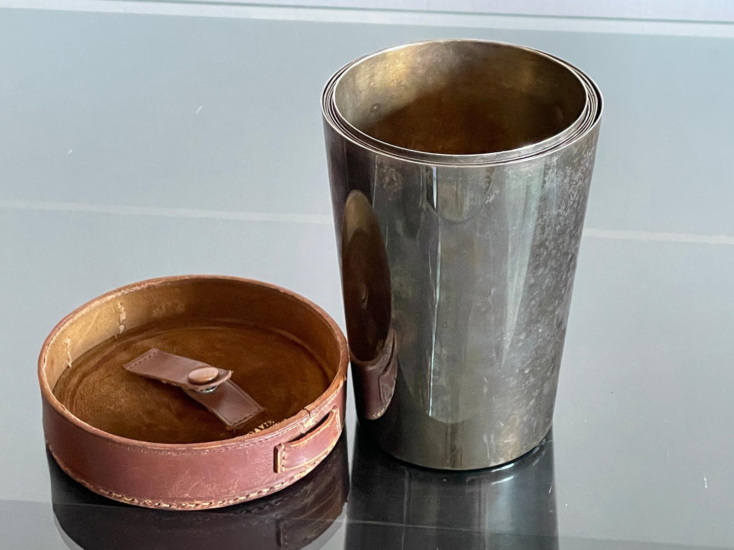 Frisman Vintage Set of Six Silverplate Tumblers Davis London