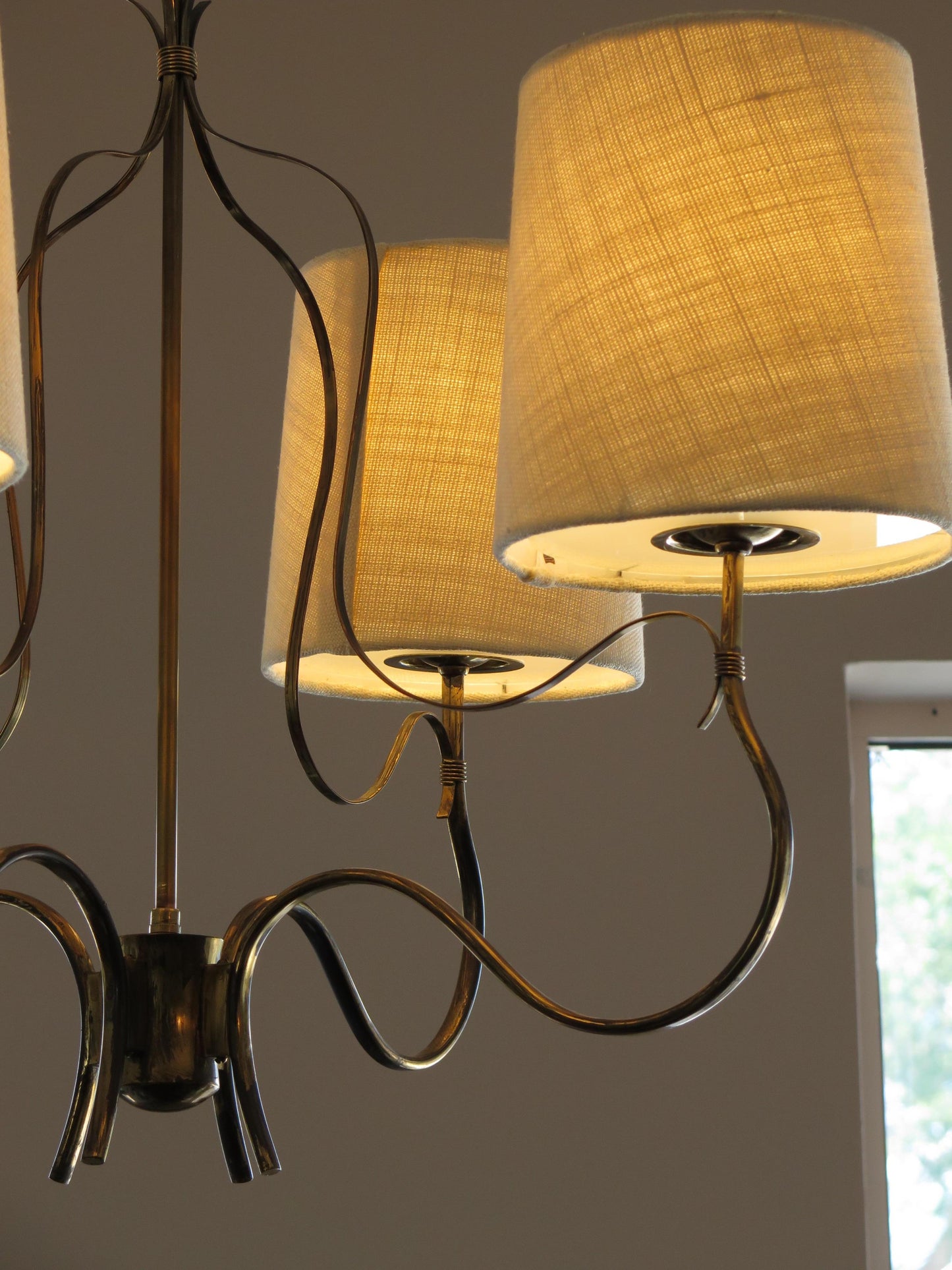 Frisman Vintage Elegant Paavo Tynell Four Arm Chandelier 9001/4 Taito