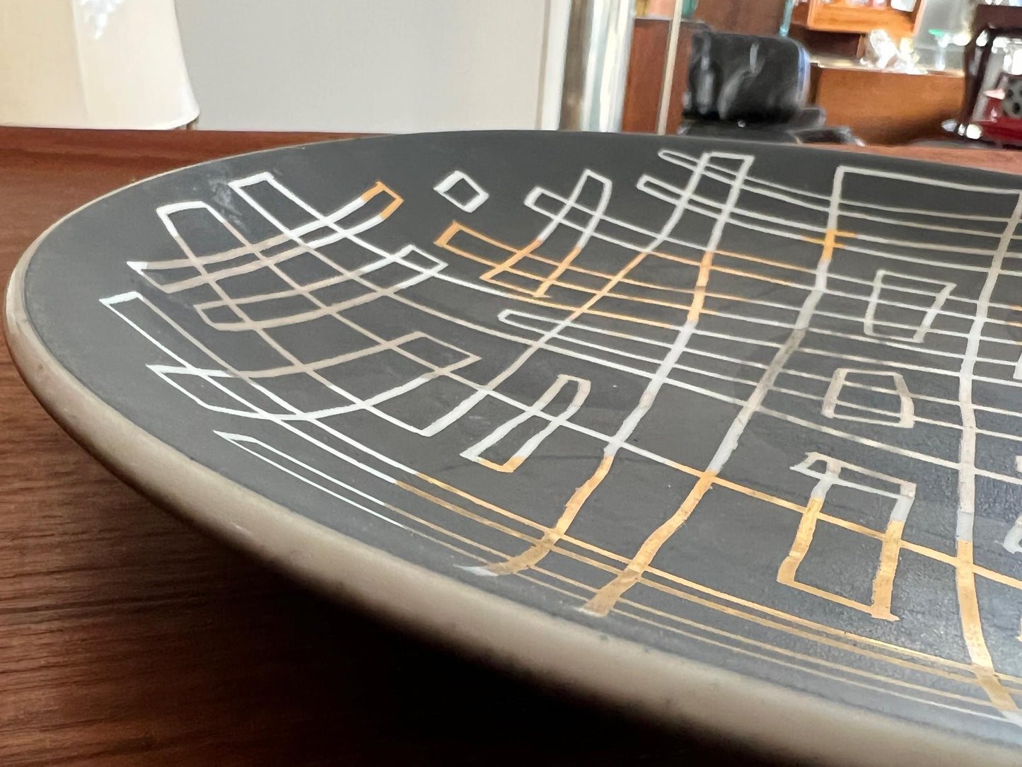 Frisman Vintage Decorative Dish By Waylande Gregory 1950's