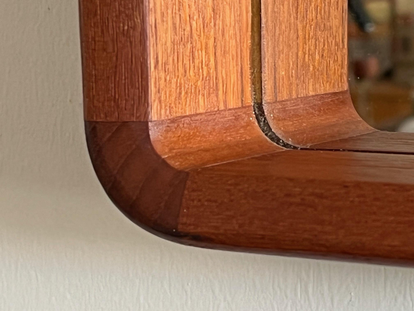 Frisman Vintage Westnofa Teak Mirror Norway 1960's