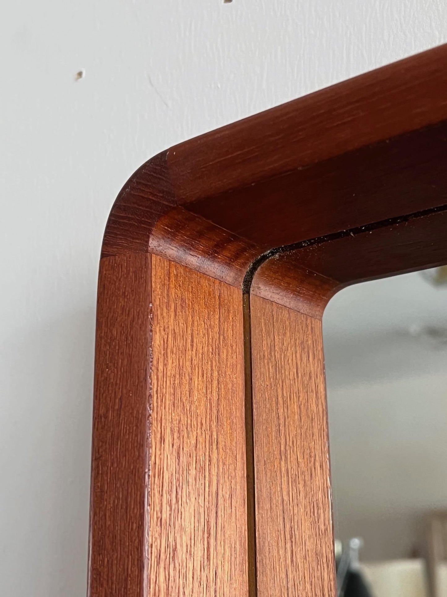 Frisman Vintage Westnofa Teak Mirror Norway 1960's