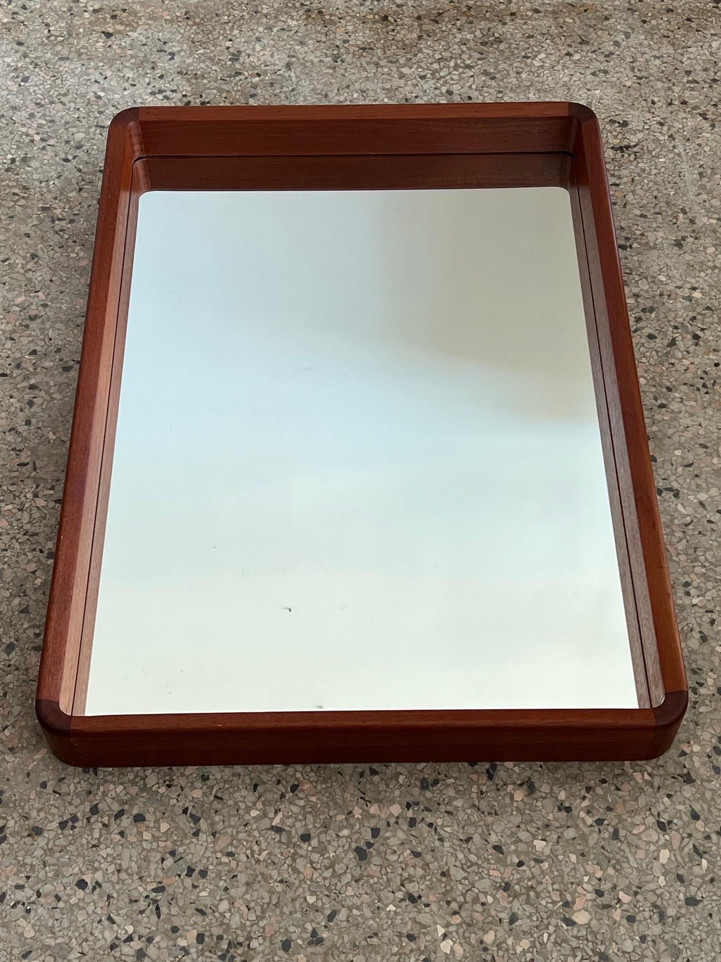 Frisman Vintage Westnofa Teak Mirror Norway 1960's