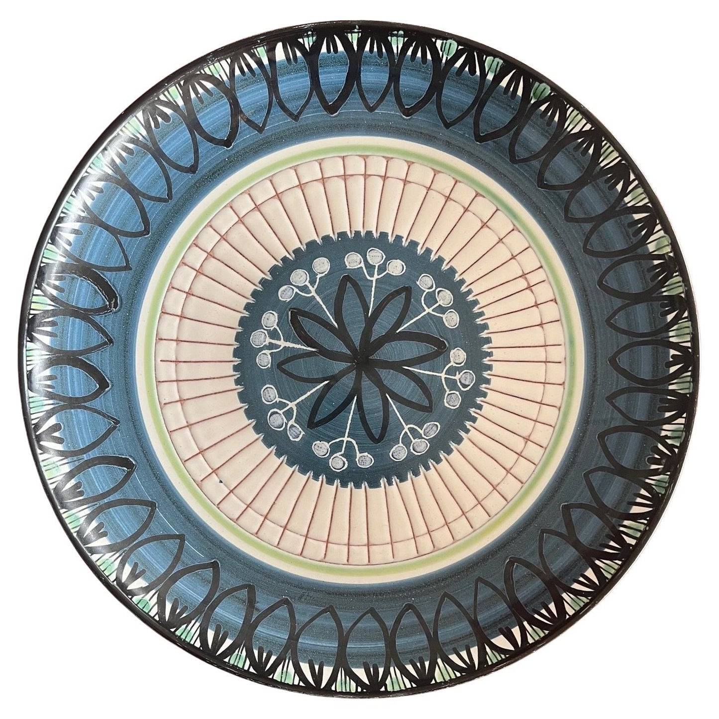 Frisman Vintage Large Mid Century Decorative Bowl Norway