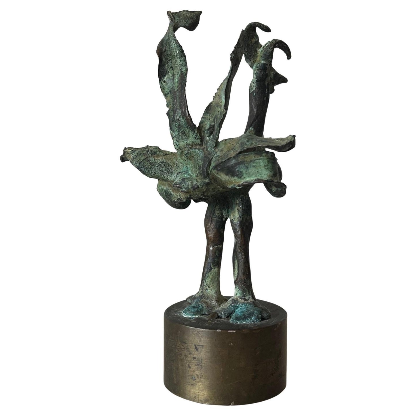 Frisman Vintage Bronze Rooster by Anne Van Kleeck