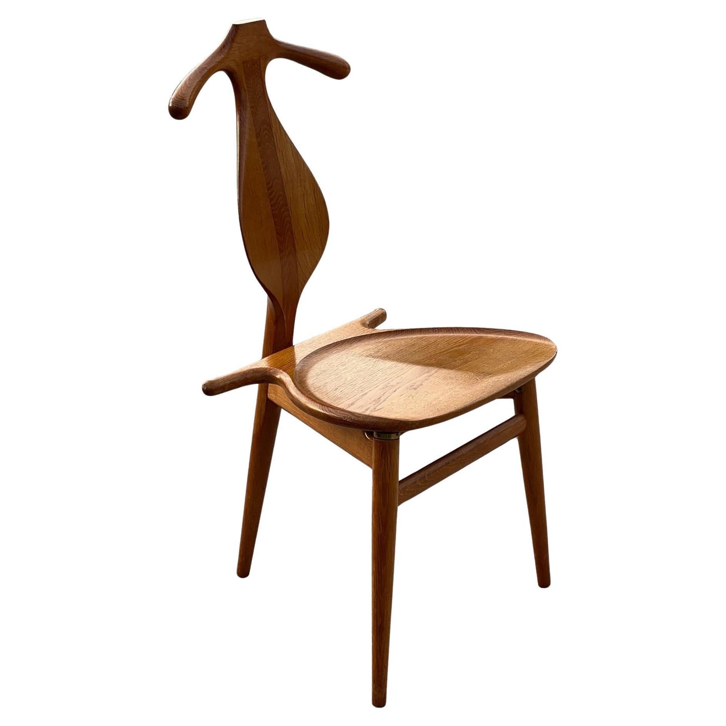 Frisman Vintage A Vintage Hans Wegner Oak Valet Chair By Johannes Hansen