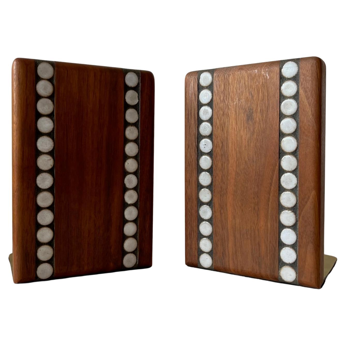 Frisman Vintage Gordon Martz Marshall Studios Ceramic Bookends