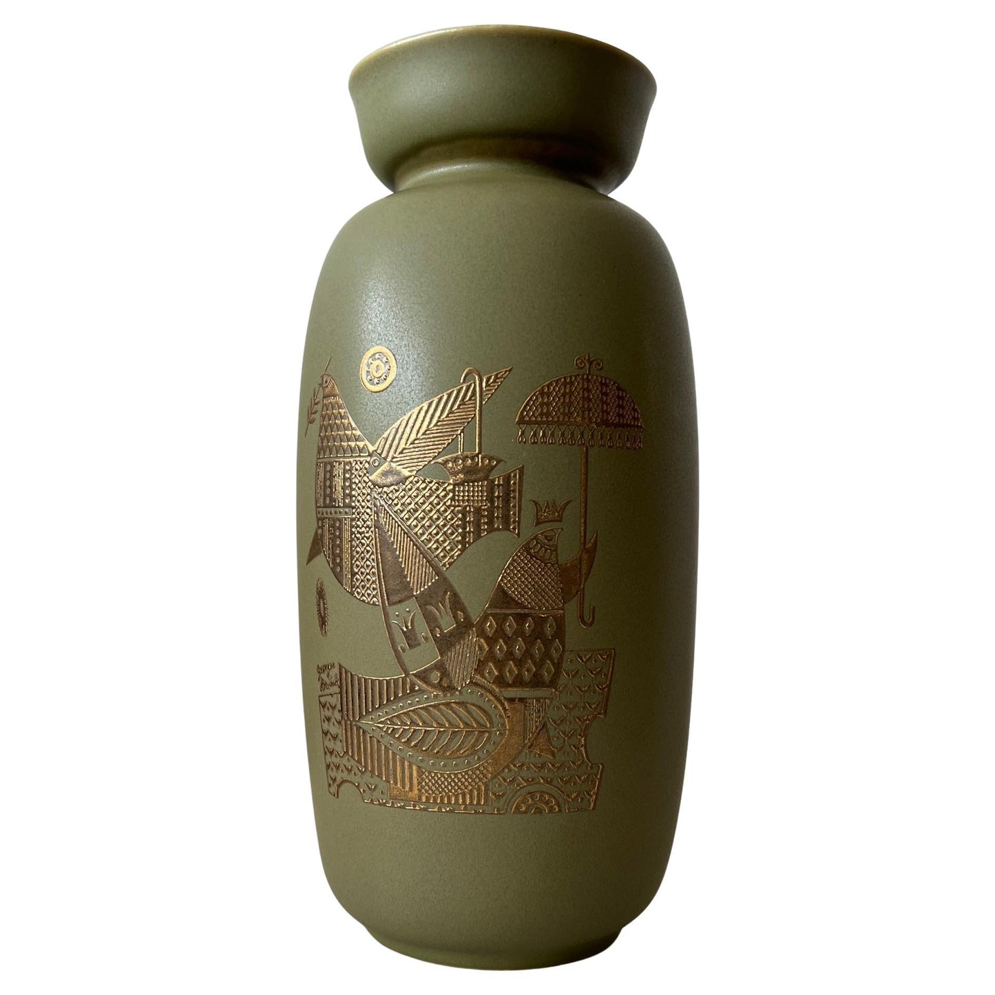 Frisman Vintage Georges Briard Ceramic Vase Hyalyn Pottery 1960's