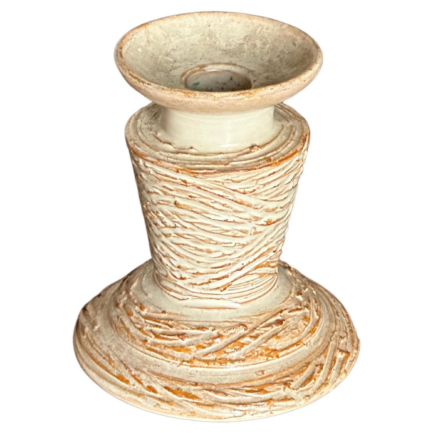 Frisman Vintage Andersson & Johansson Stoneware Candleholder for Höganäs, Sweden