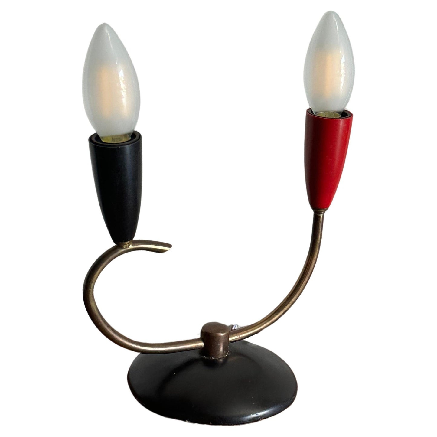 Frisman Vintage 1950s Italian Designer Table Lamp Attr. To Stilux