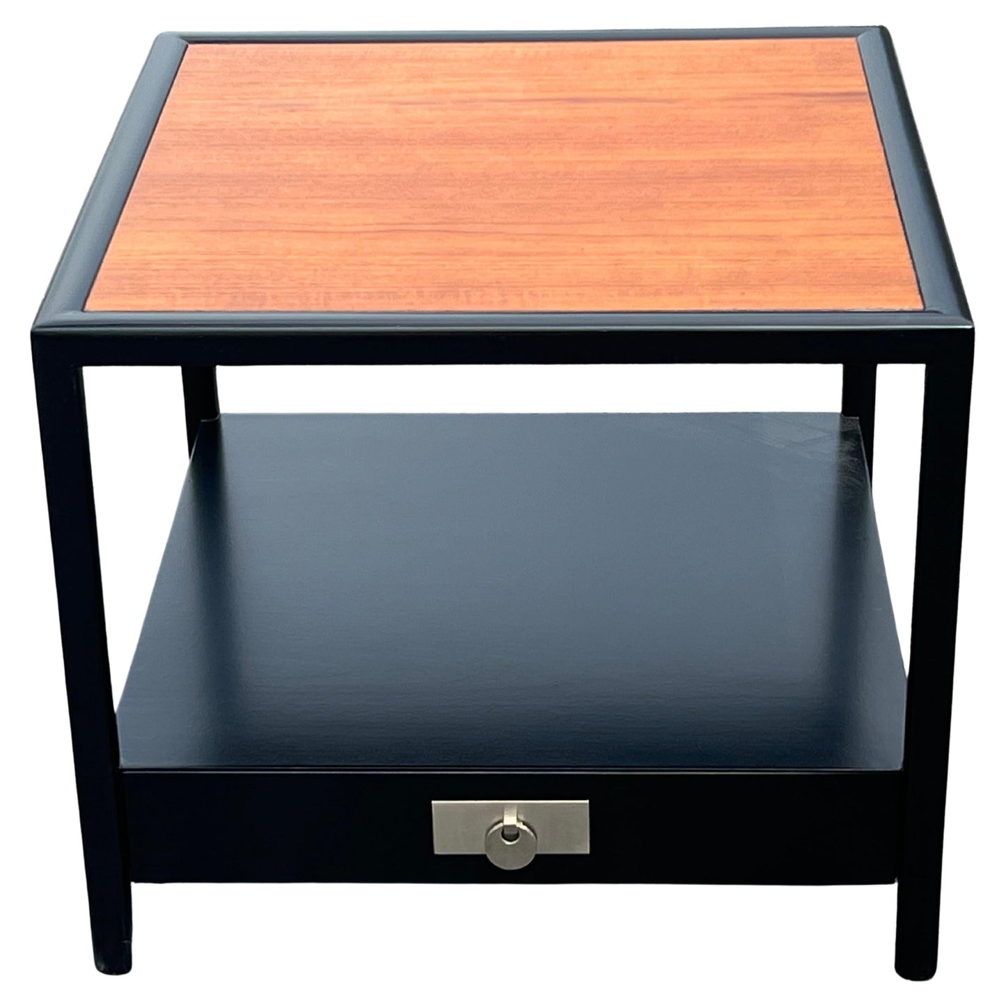 Frisman Vintage Large End Table By Michael Taylor For Baker Ca' 1950's